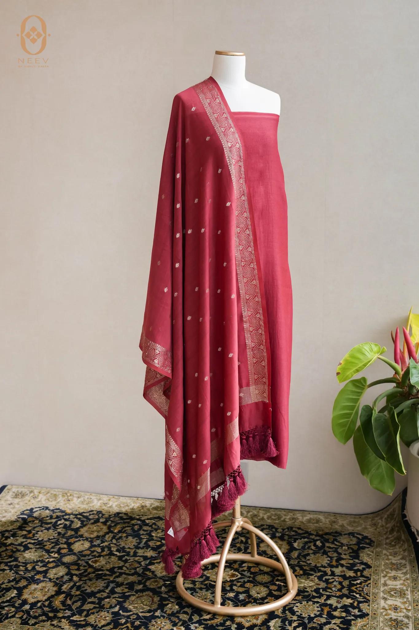 Neev Bestseller- Chanderi Cotton Suit Set