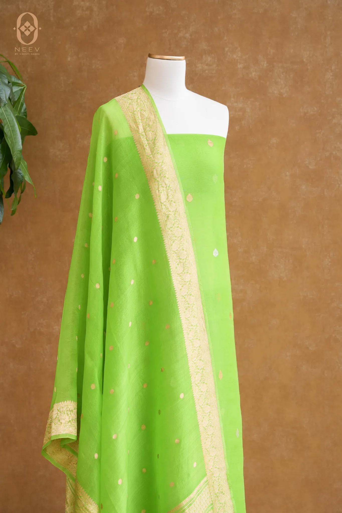 Kora Silk Boota Suit Set