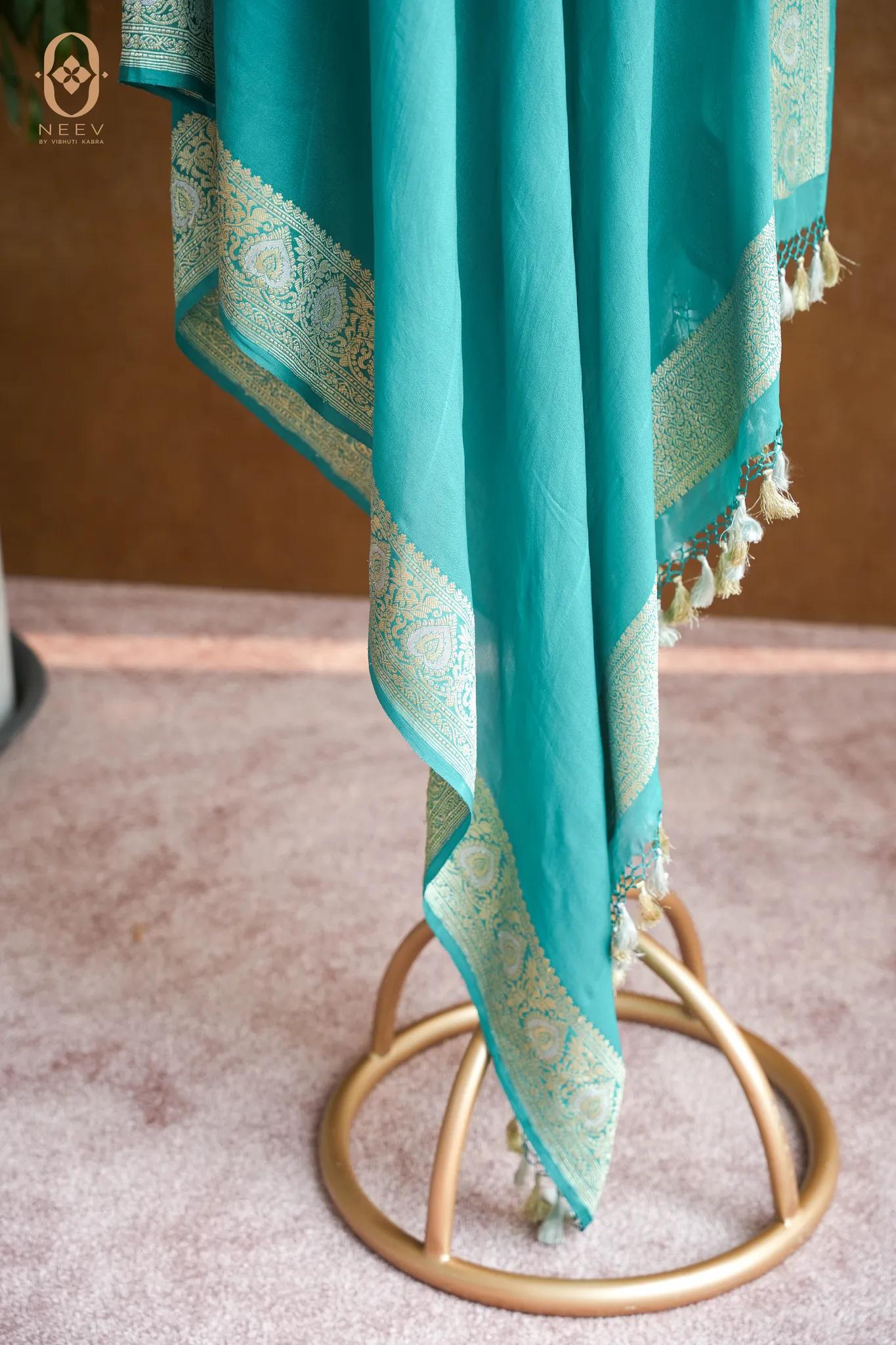 Paan Georgette Dupatta