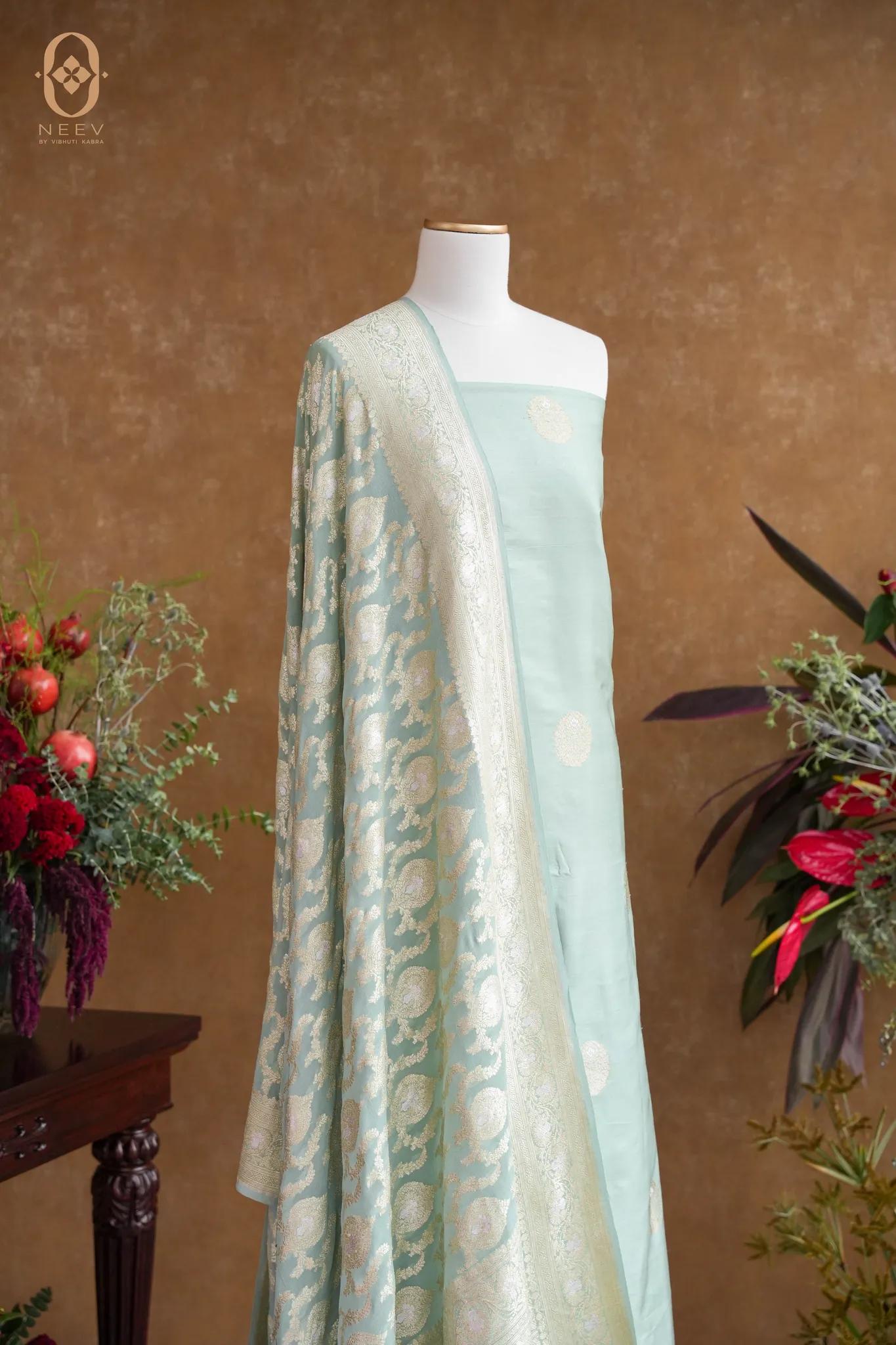 Premium Ektara Silk Suit Set