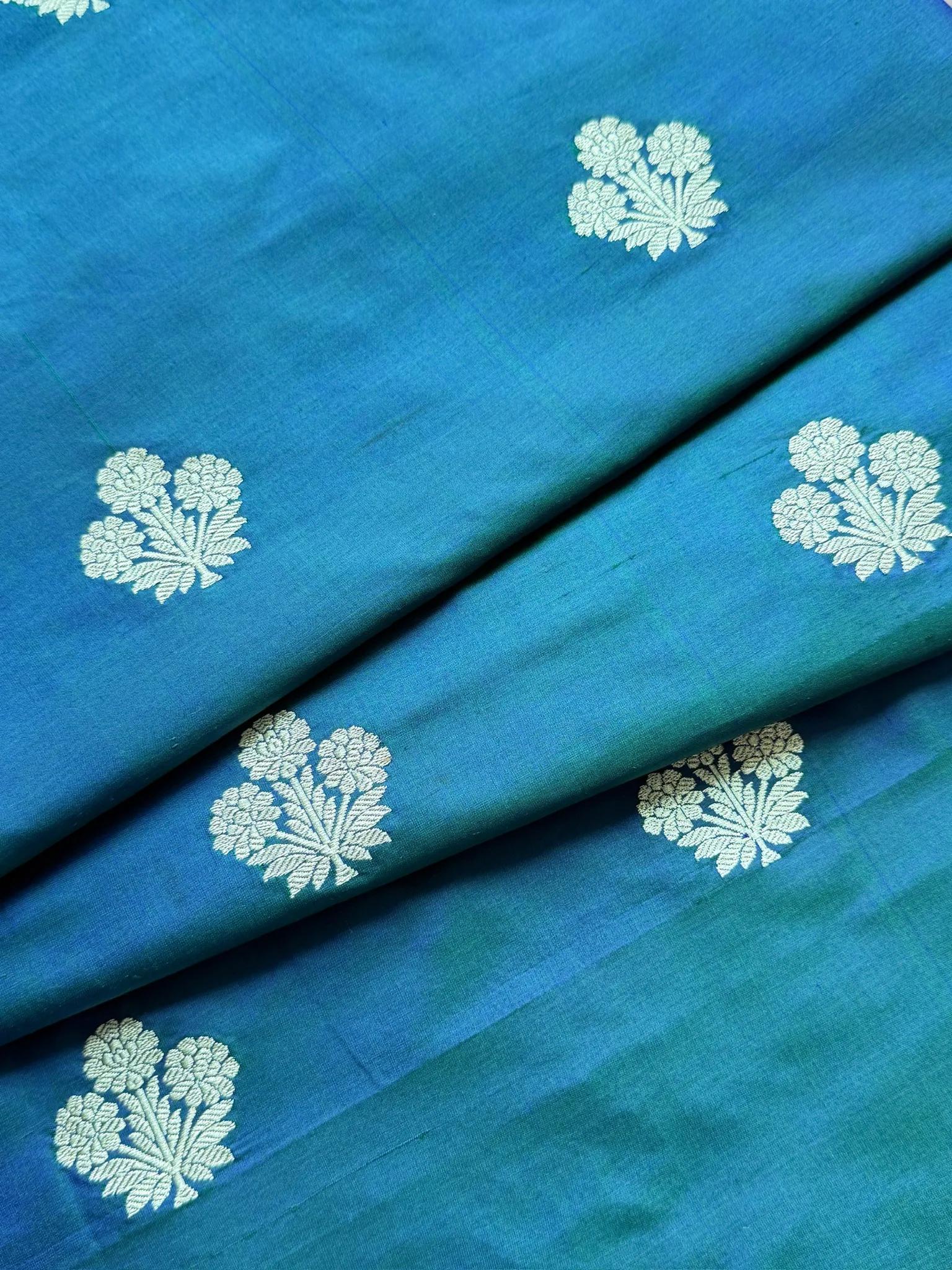 Katan Silk Boota Fabric