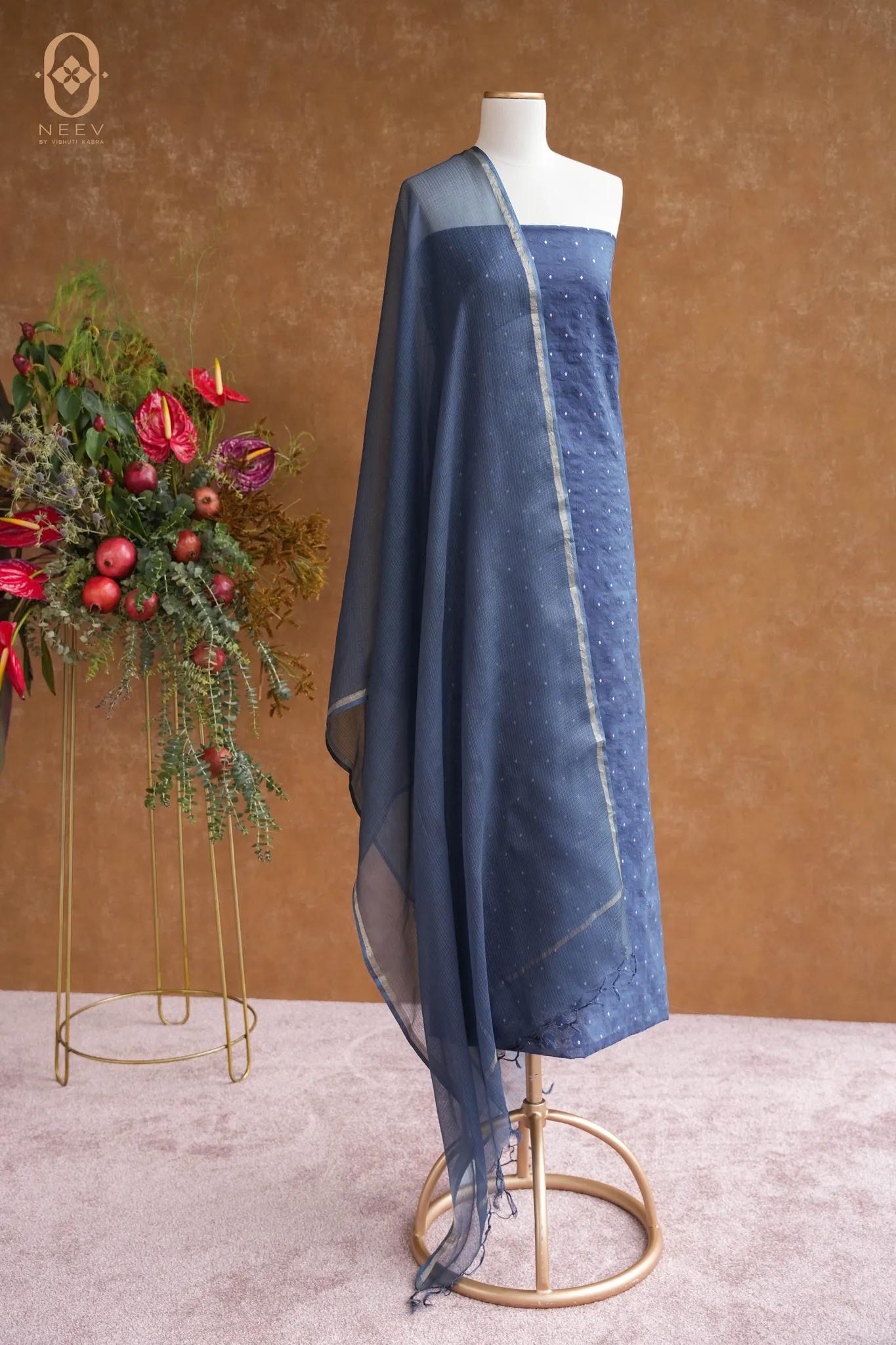 Cotton Jacqard Suit Set