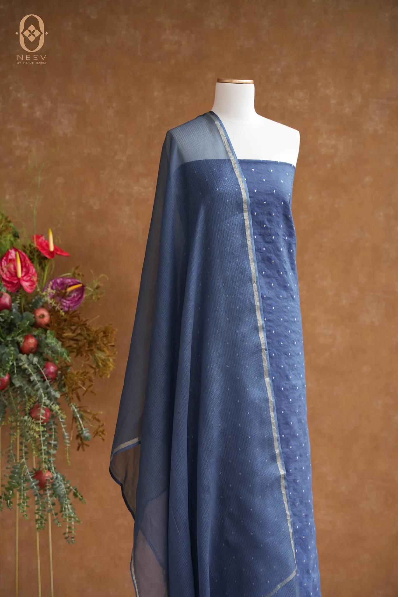 Cotton Jacqard Suit Set