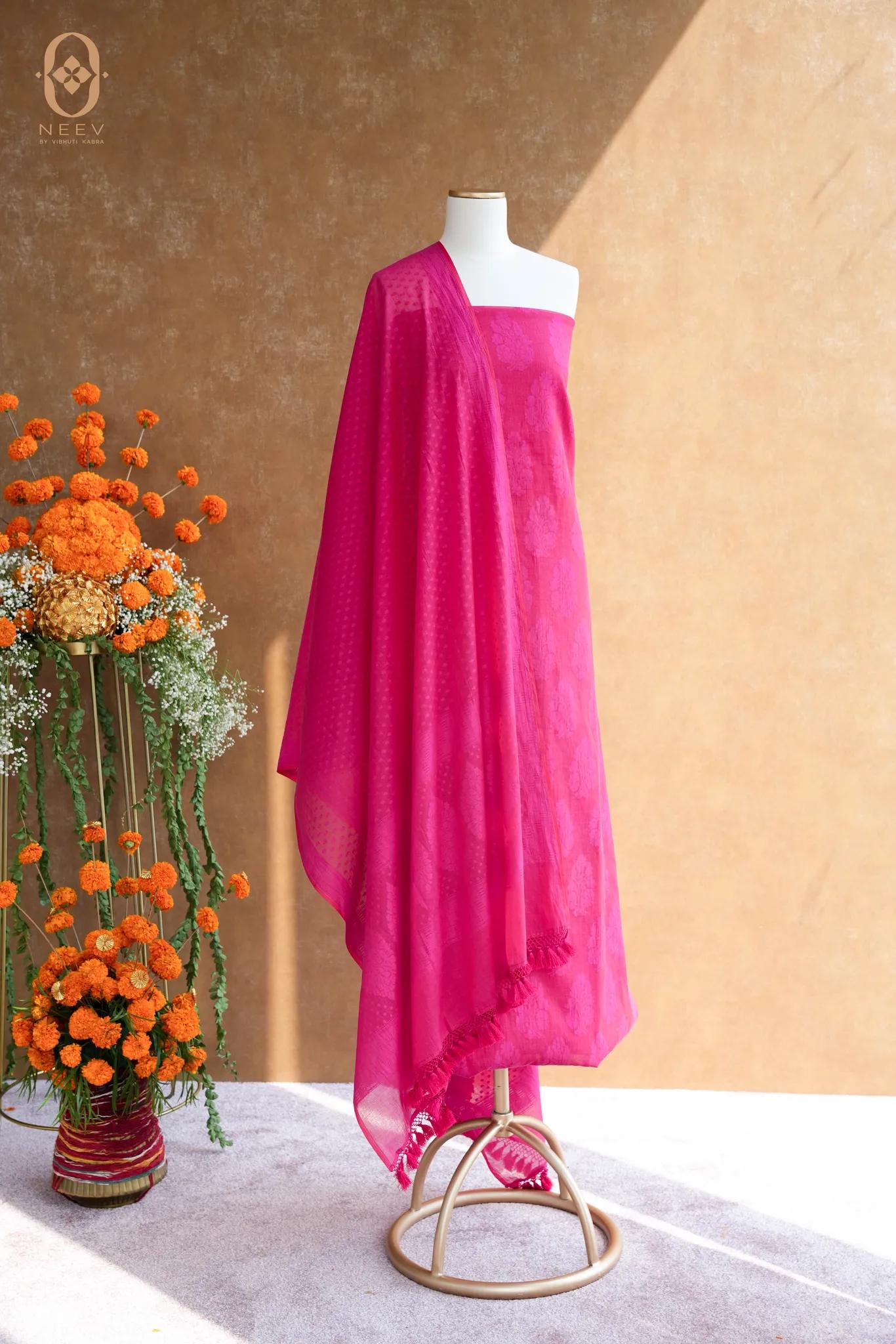 Uru Chanderi Cotton Suit Set