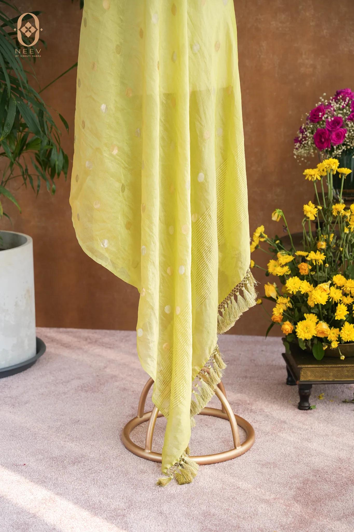 Tissue Silk Boota Dupatta