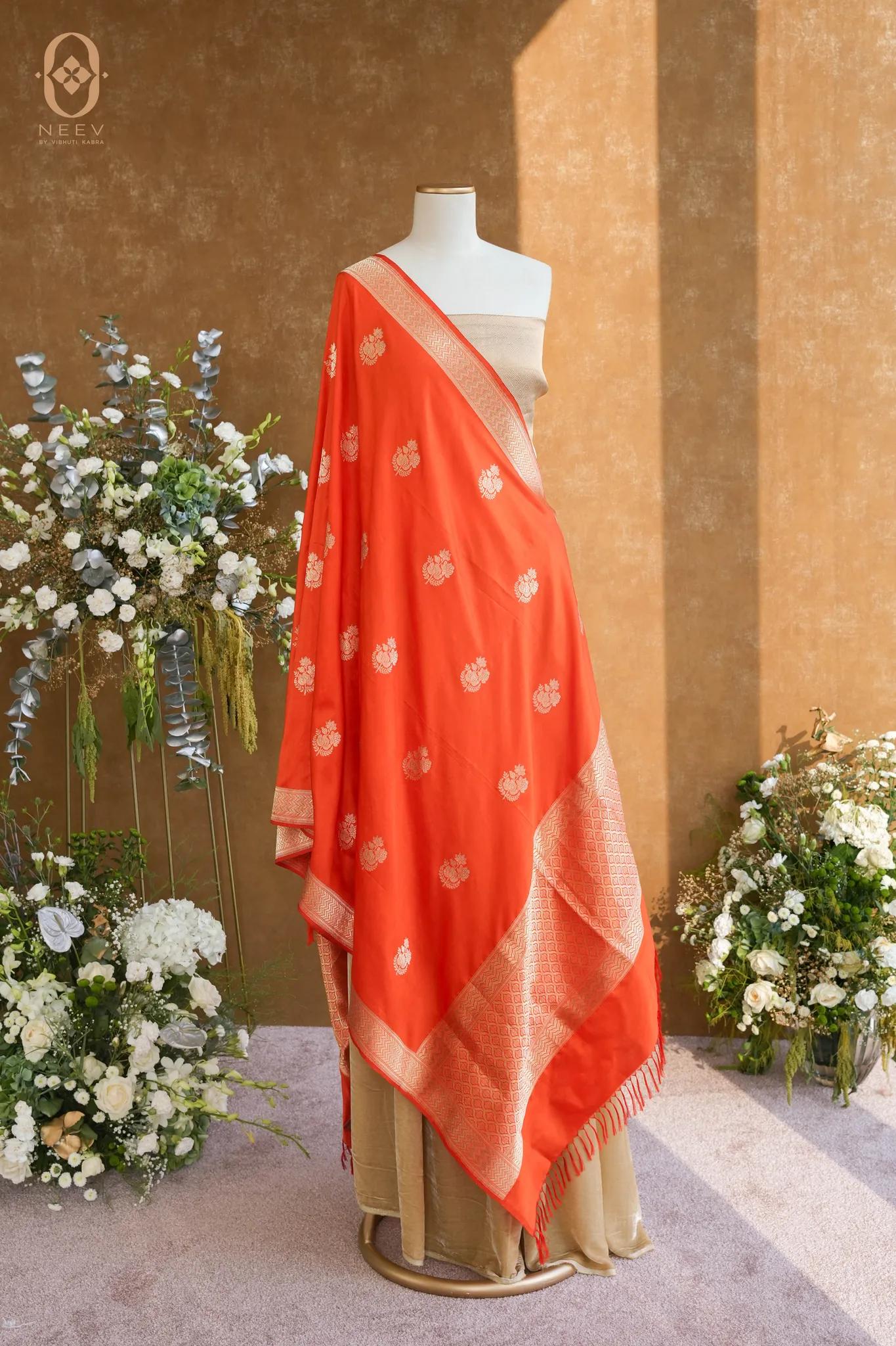 Katan Silk Boota Dupatta