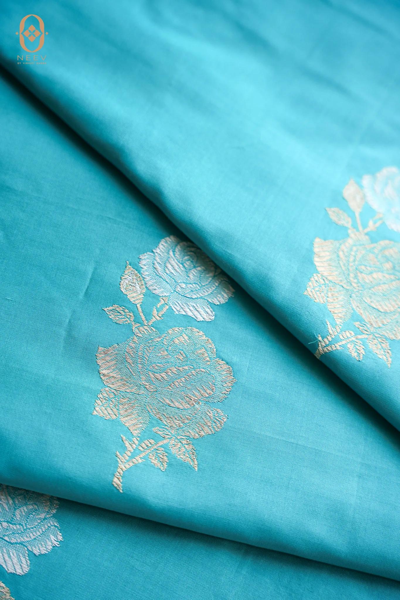 Gulboota Katan Silk Fabric