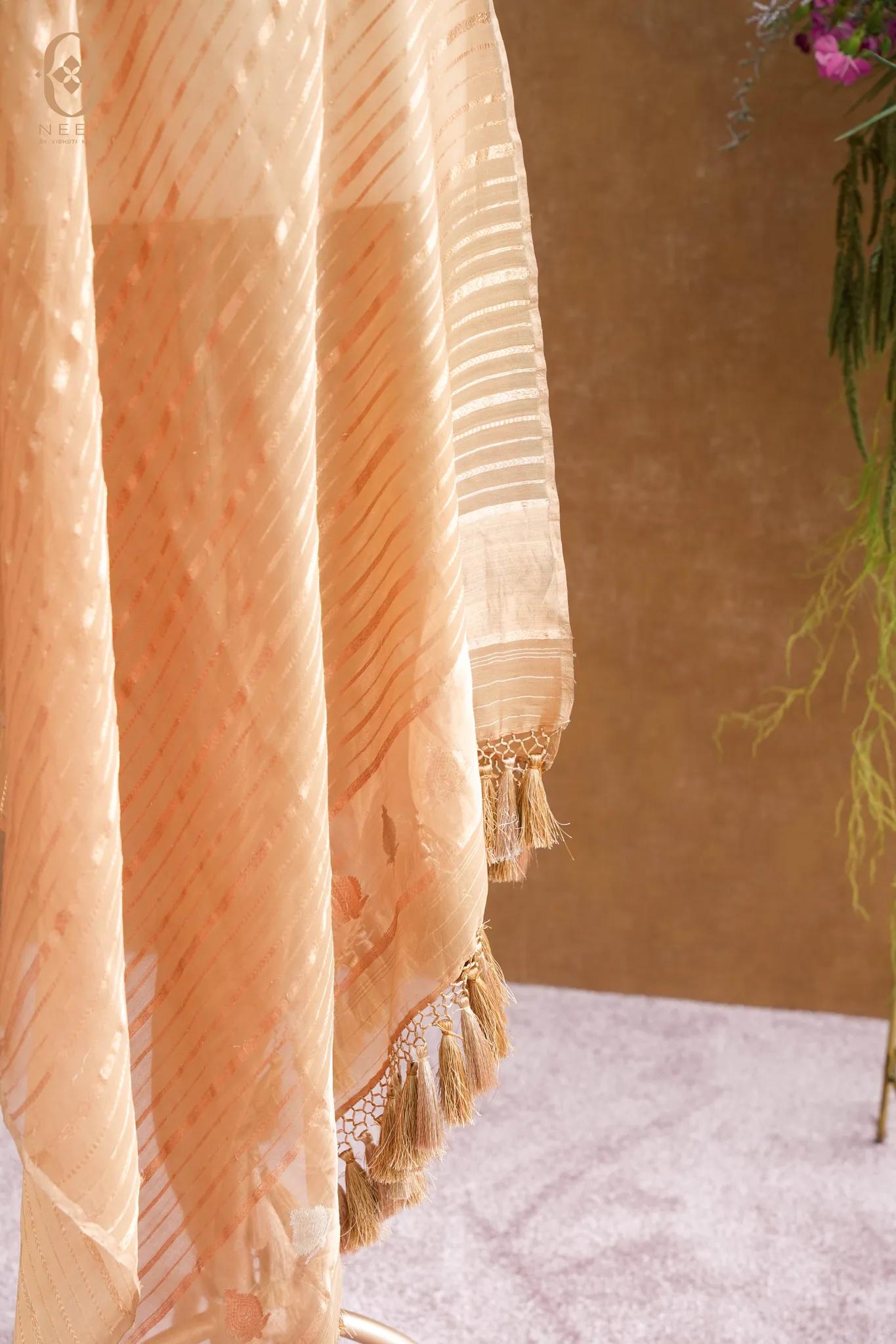 Kora Silk Stripe Dupatta