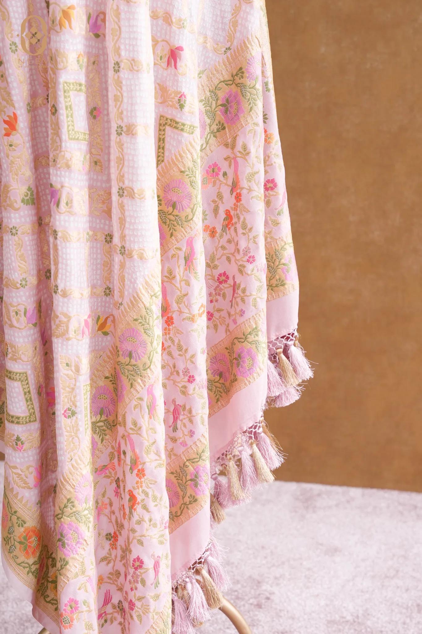 Meenakari Bandhani Dupatta