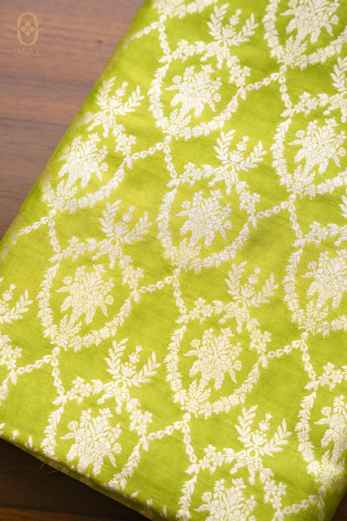 Festive Chinia Boota Fabric