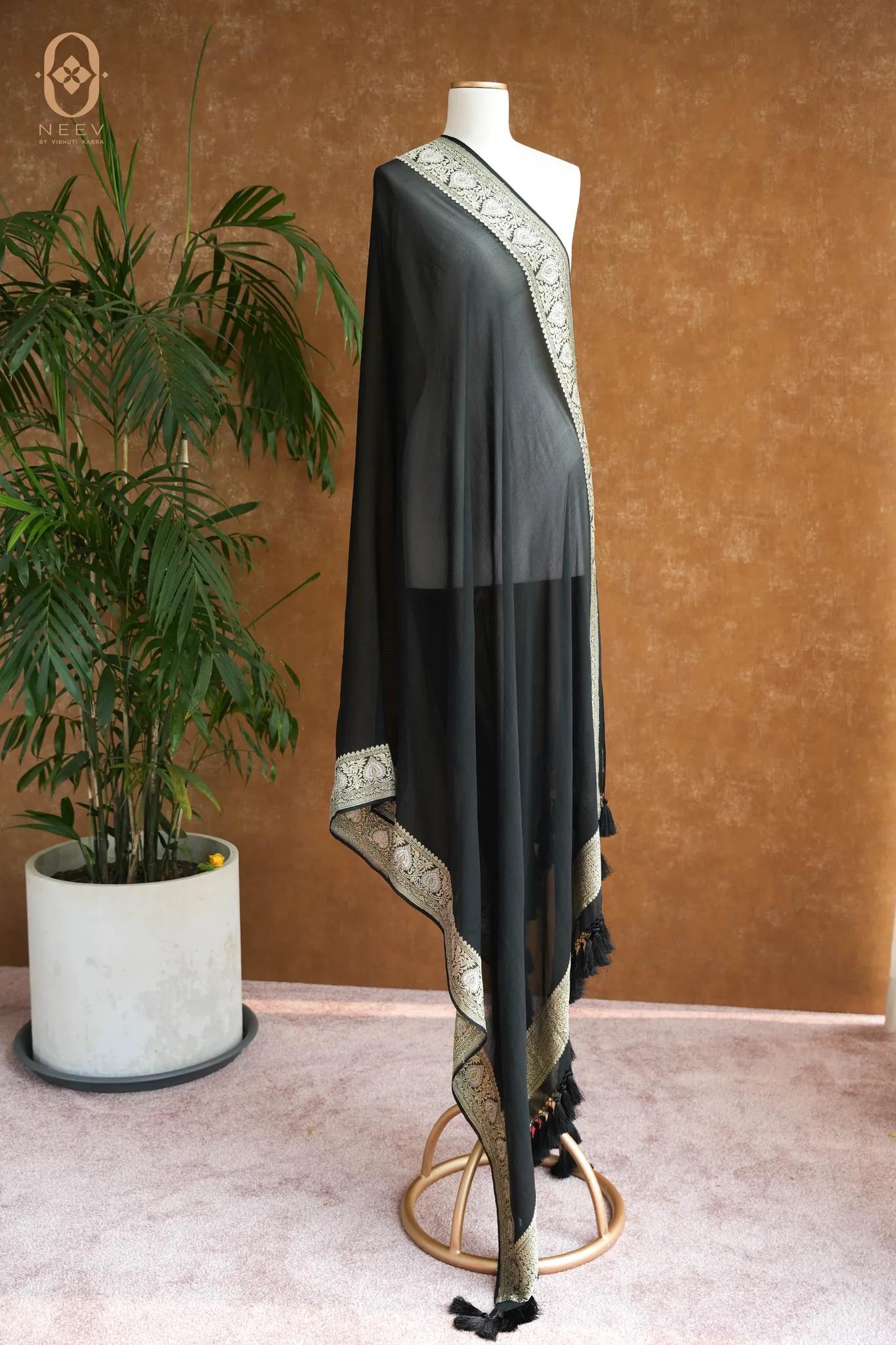 Paan Georgette Dupatta