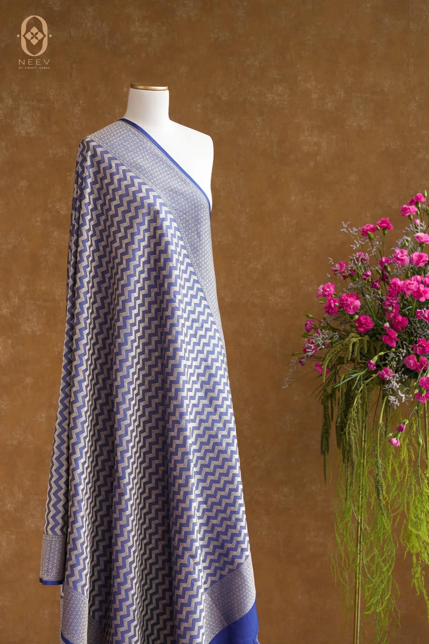 Katan Silk Zig Zag Dupatta