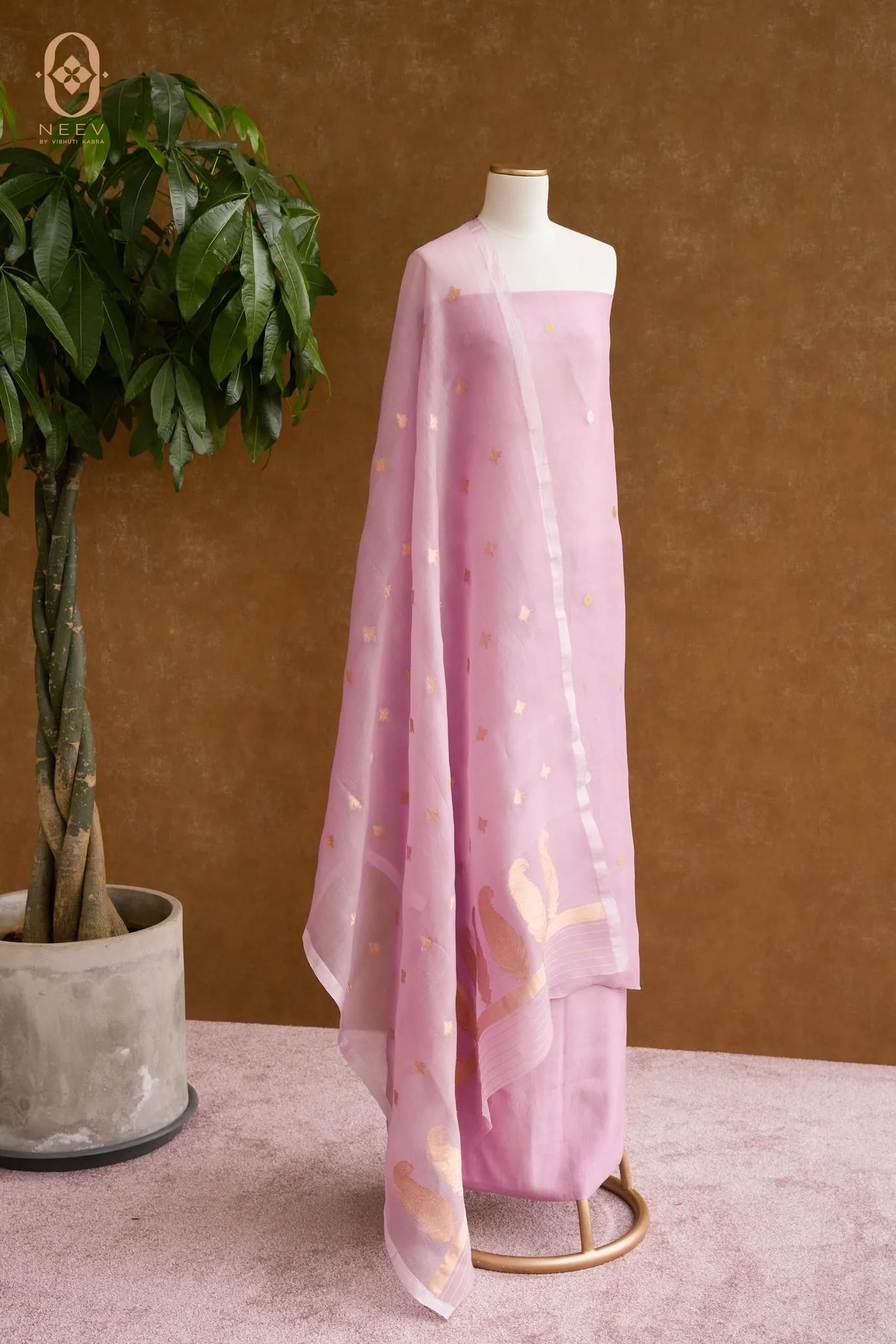 Kora Silk Boota Suit Set