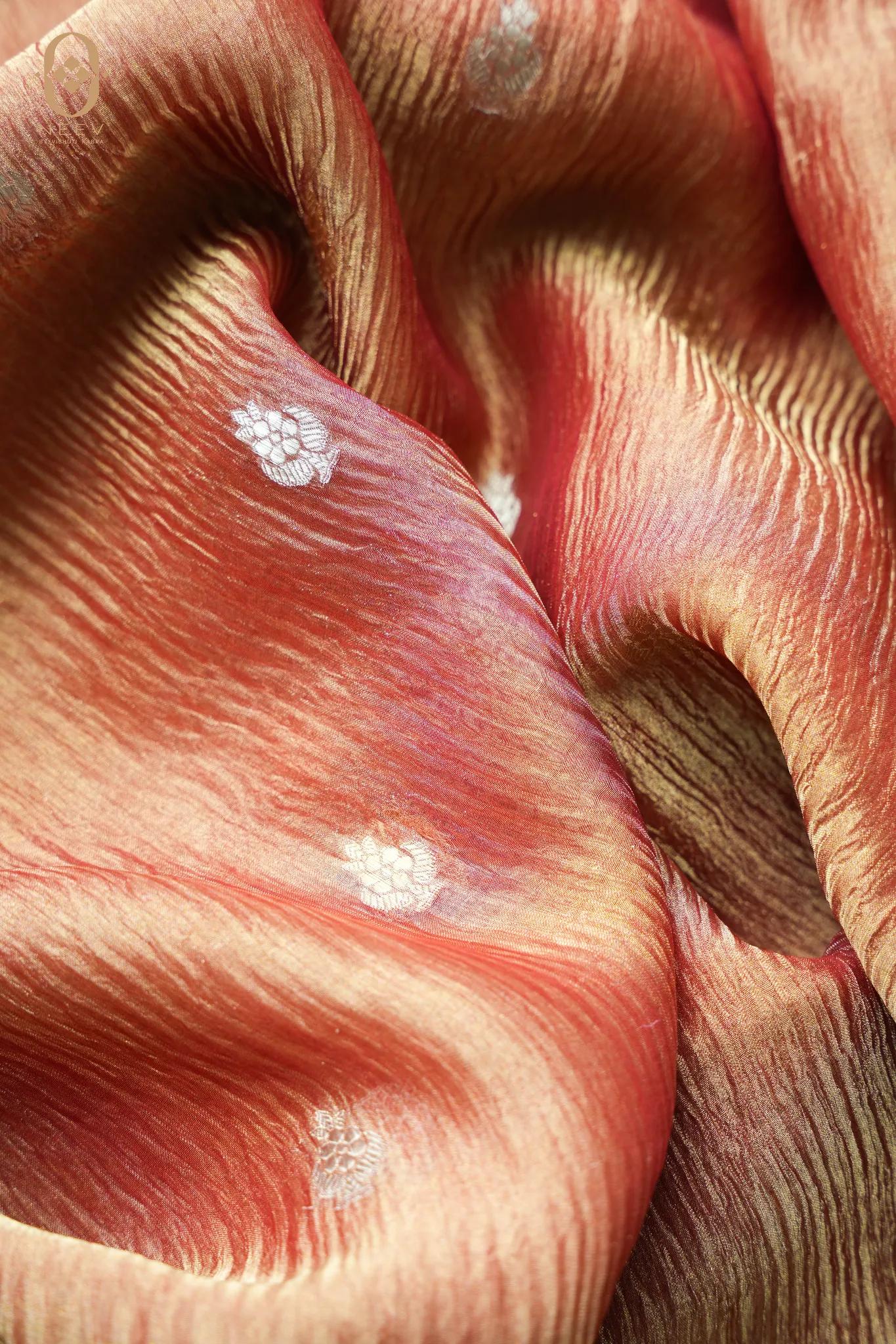 Crushed Tissue Boota Fabric