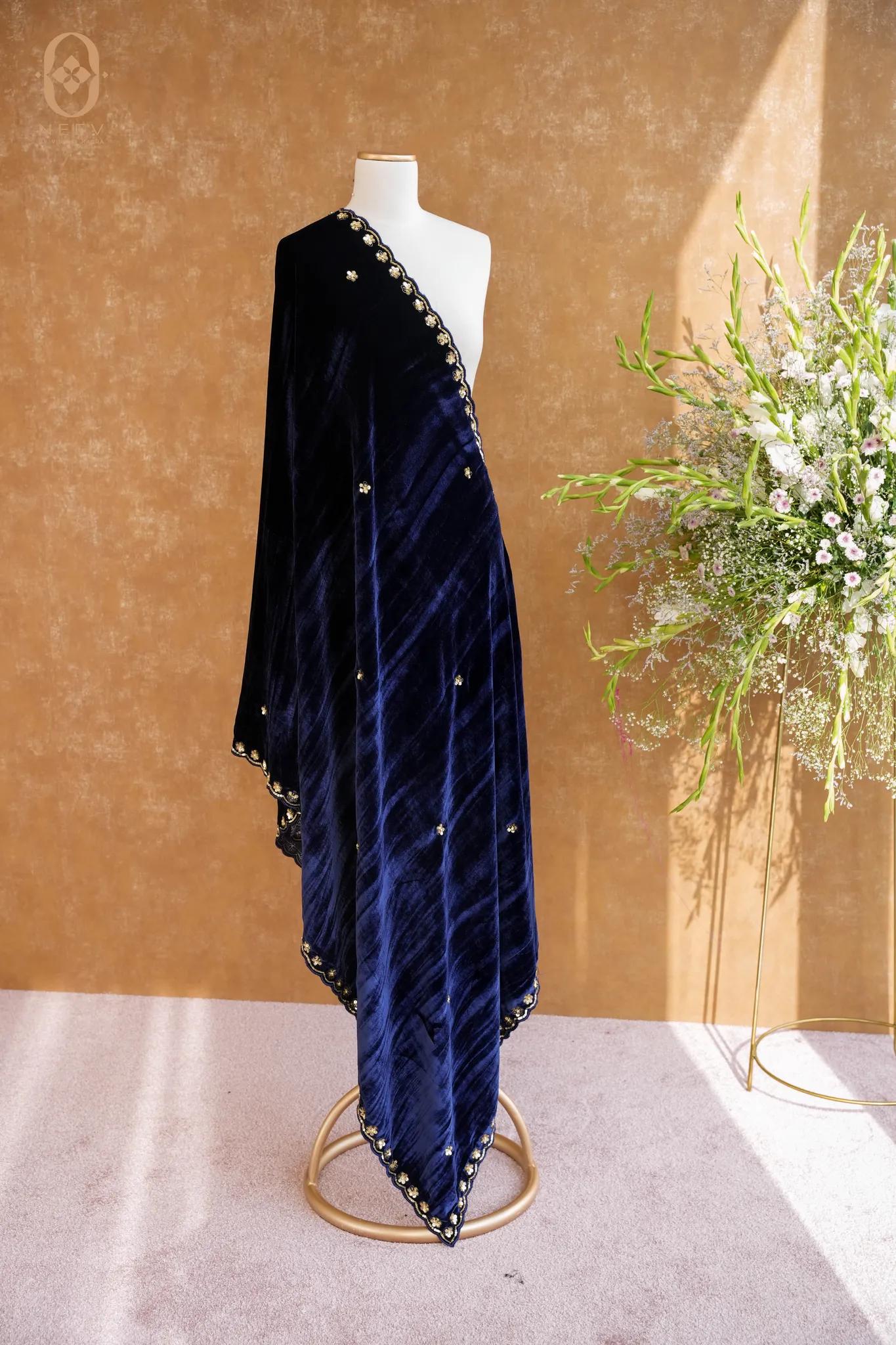 Velvet Handwork Dupatta