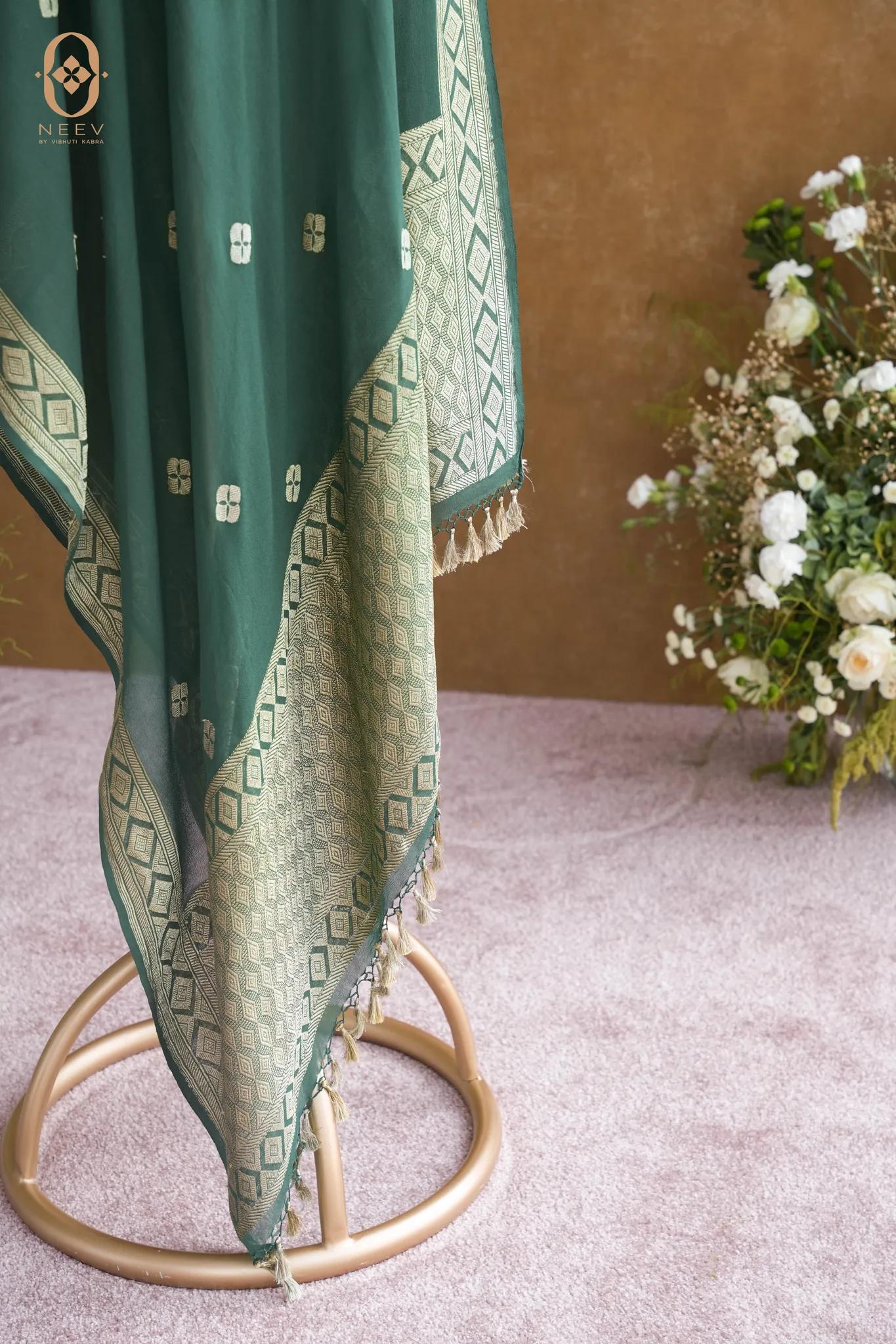 Georgette Neev Boota Dupatta