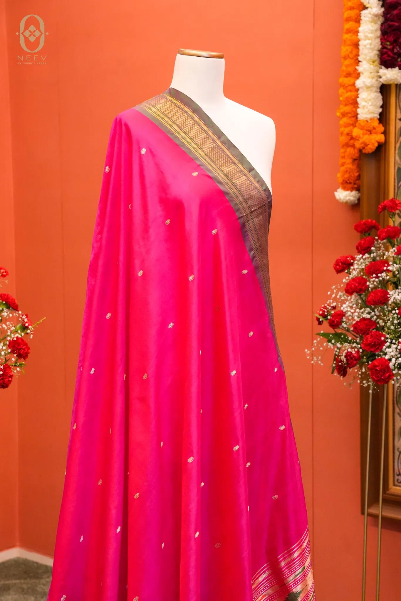 Paithani Katan Silk Dupatta