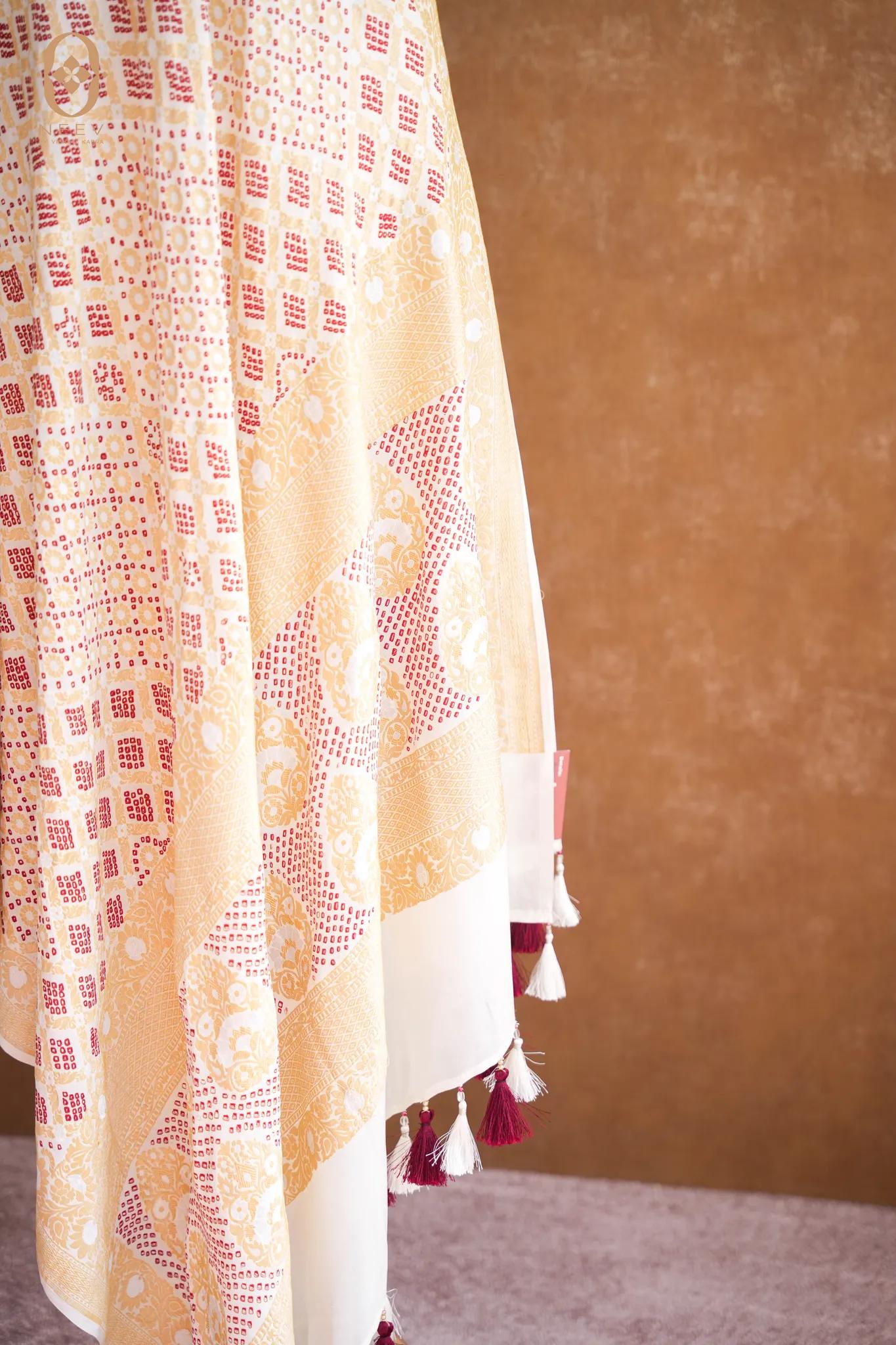 Rare Georgette Bandhani Dupatta