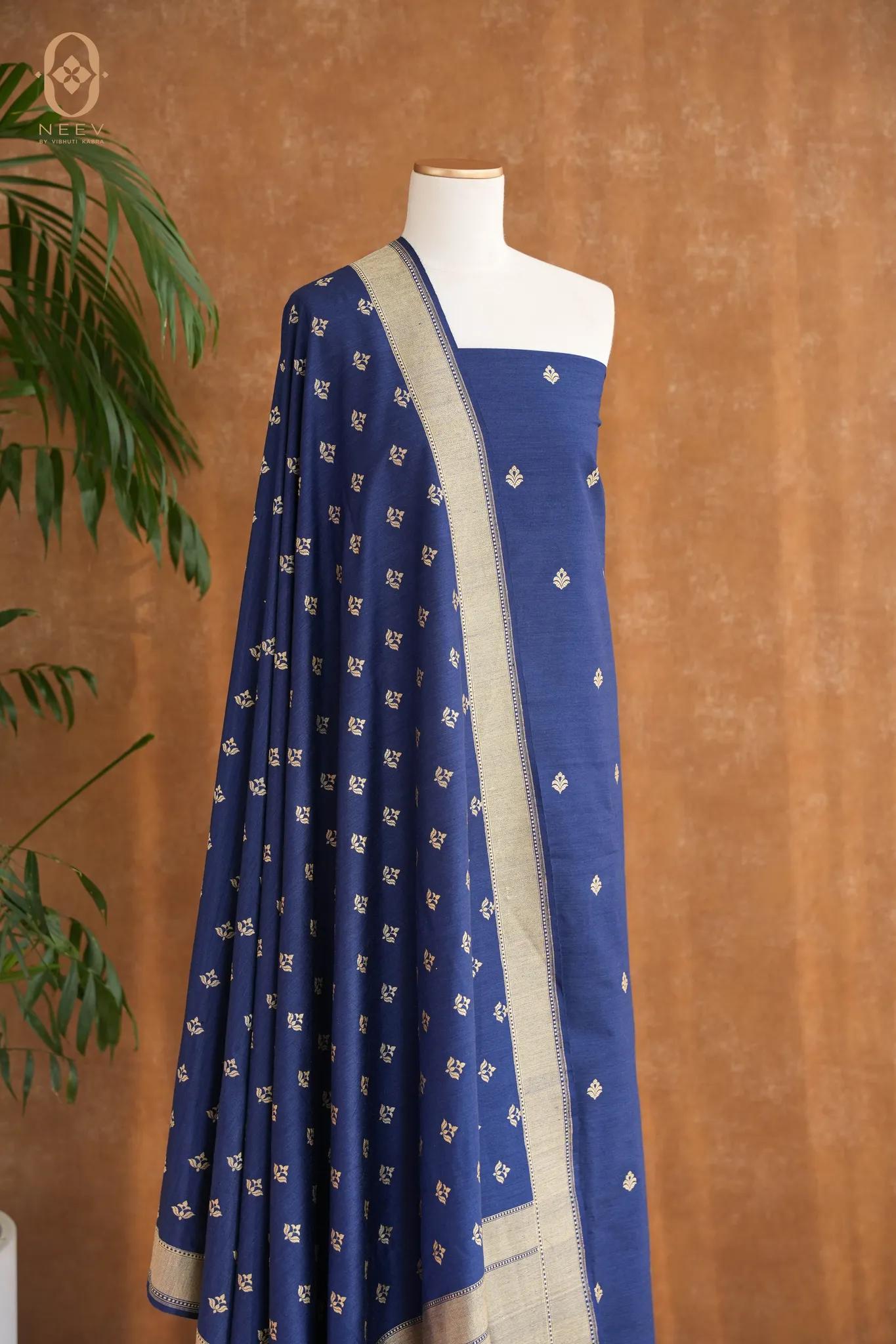 Sachi Zari Munga Silk Suit Set
