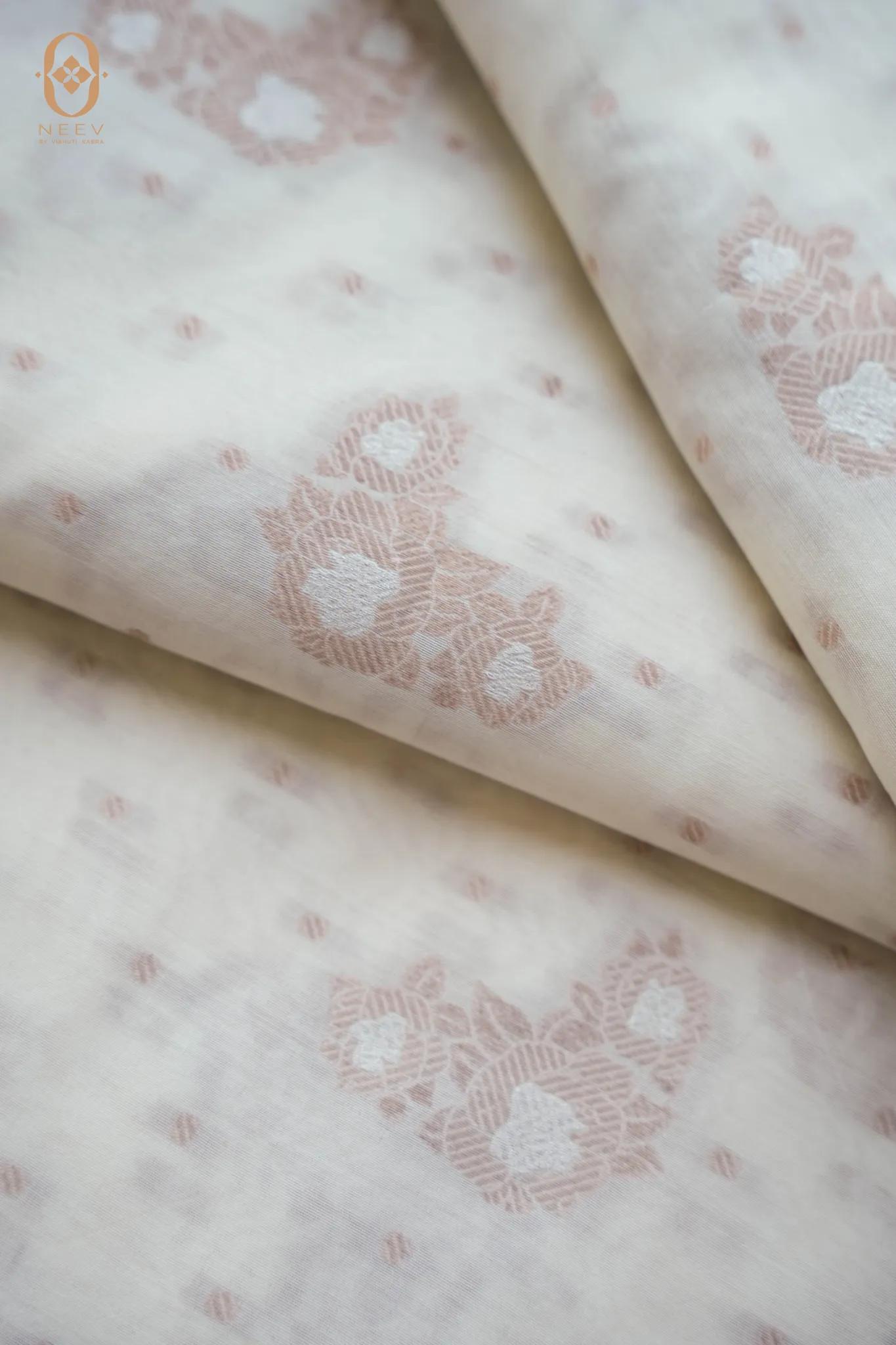 Chinia Silk Sona Rupa Boota Fabric