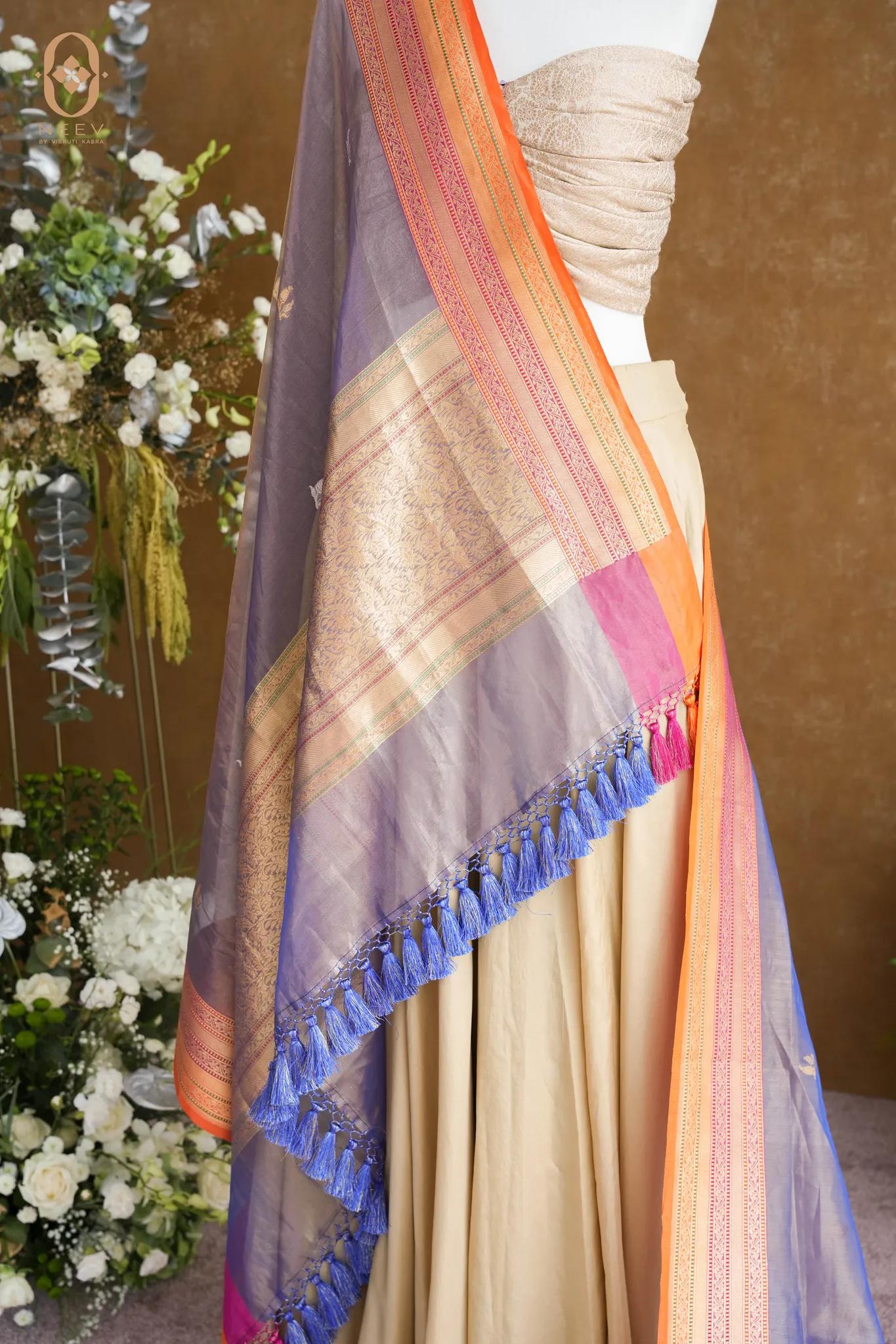 Kanjivaram Tissue Silk Dupatta
