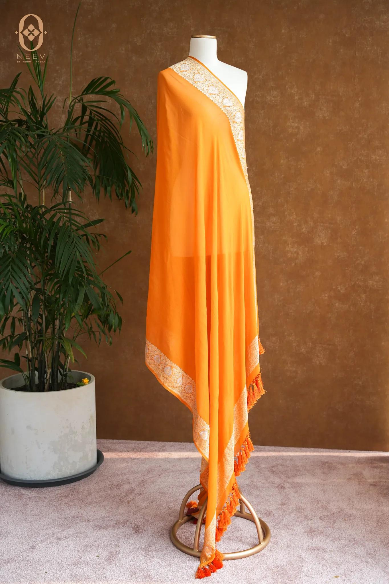 Paan Georgette Dupatta