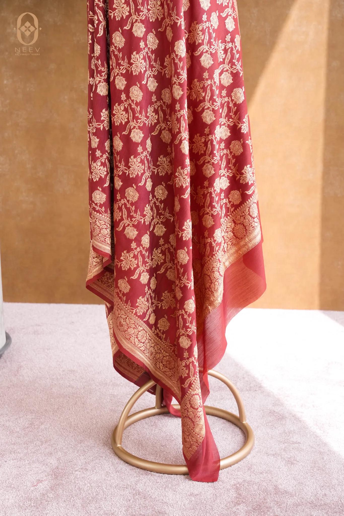 Munga Silk Jaal Dupatta