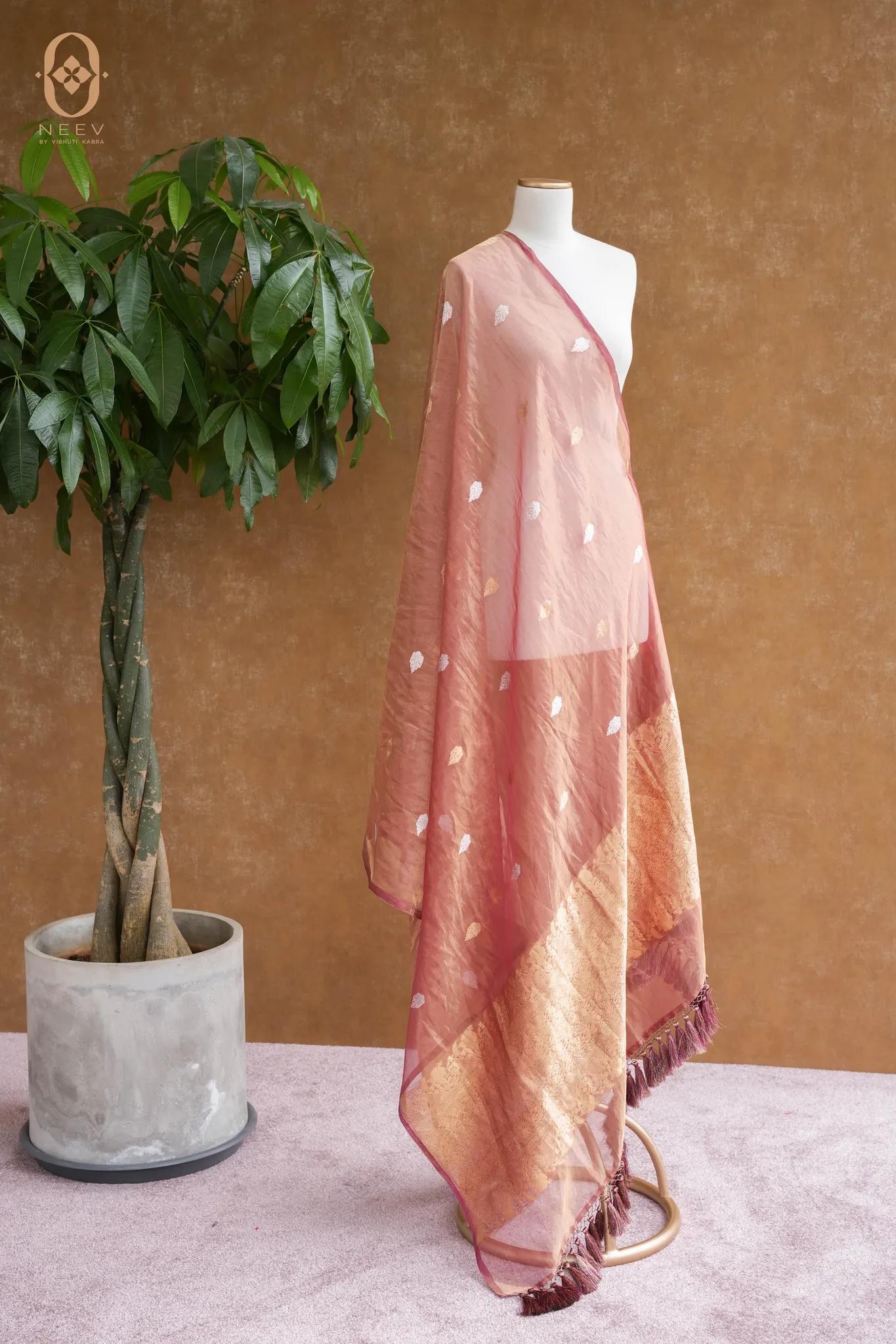 Kanjivaram Tissue Silk Dupatta