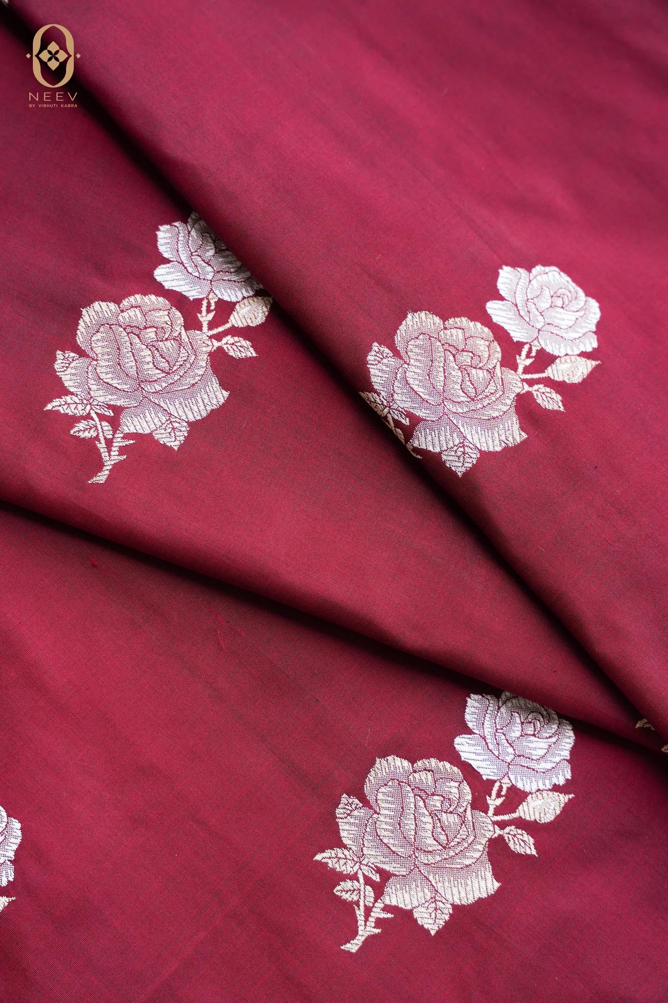 Gulboota Katan Silk Fabric
