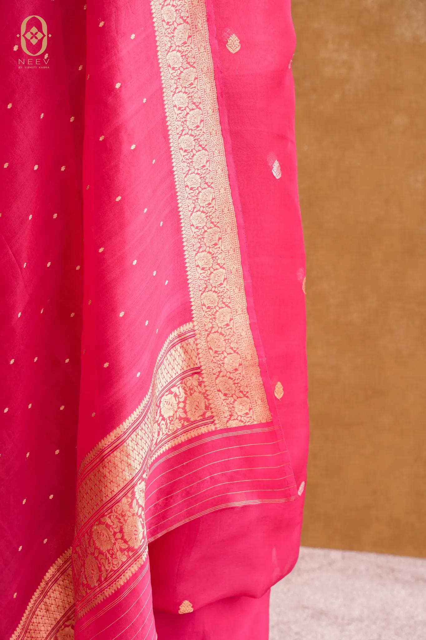 Kora Silk Boota Suit Set