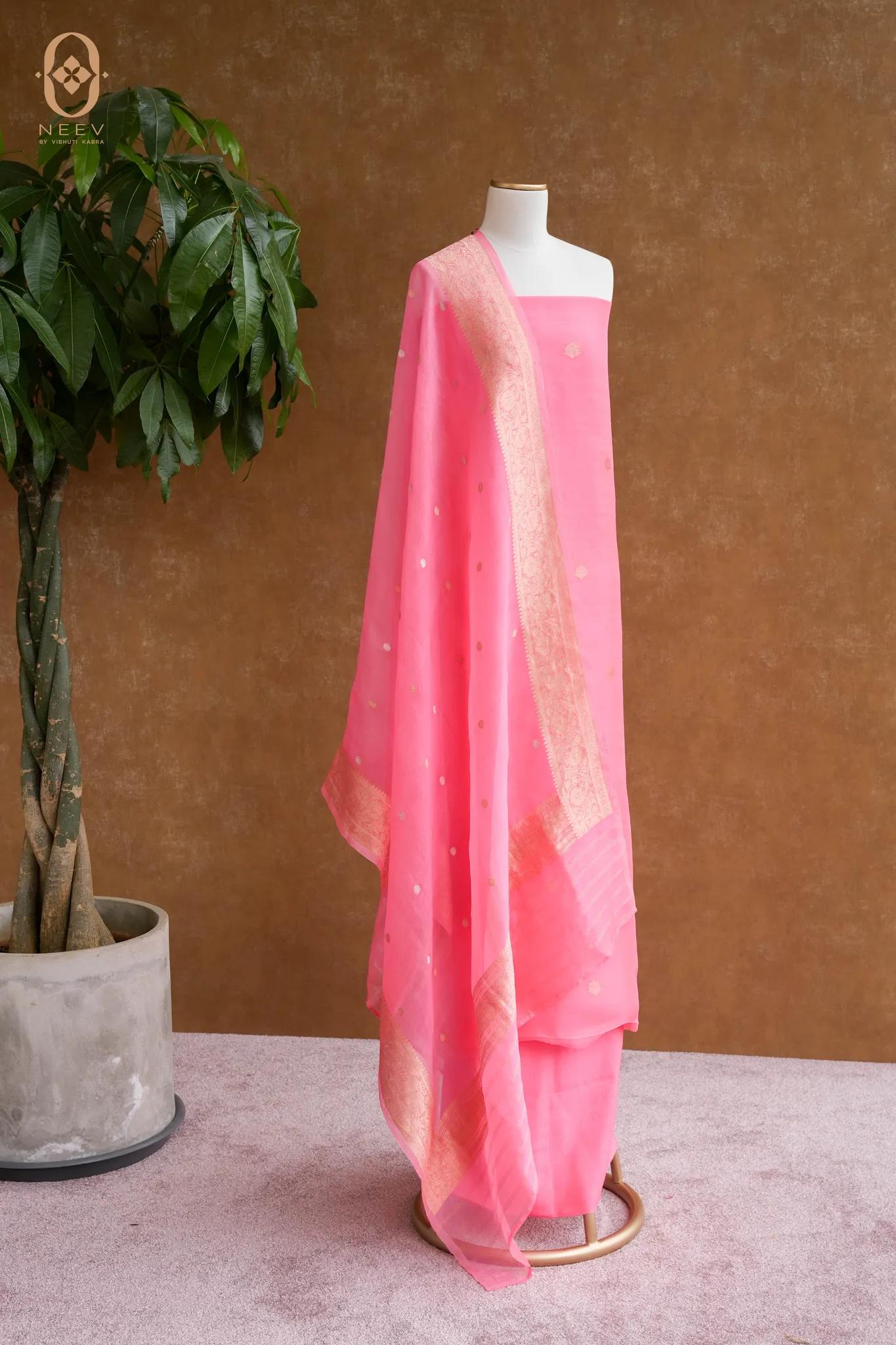 Kora Silk Boota Suit Set