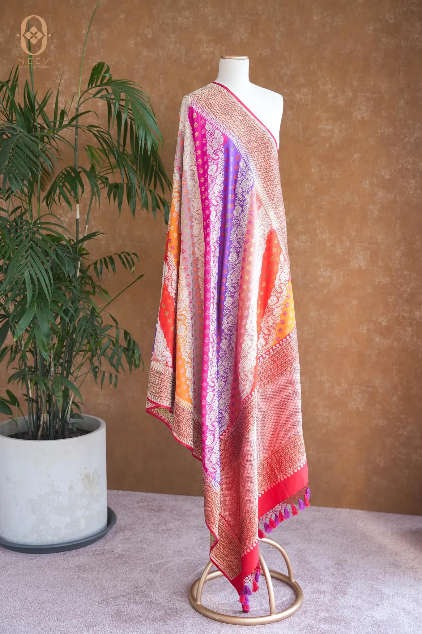 Rangkat Katan Silk Dupatta