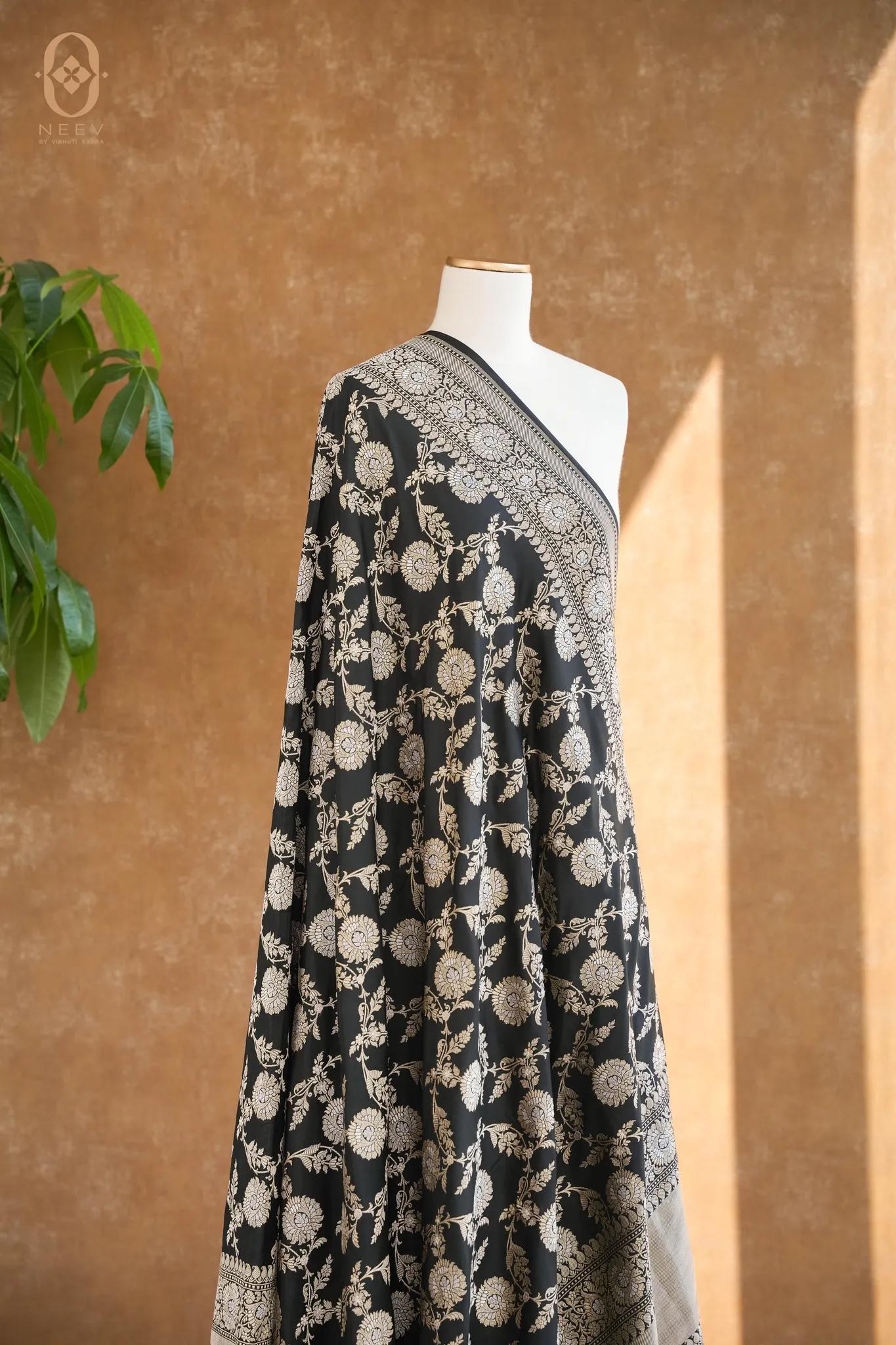Premkum Katan Silk Sona Rupa Jaal Dupatta