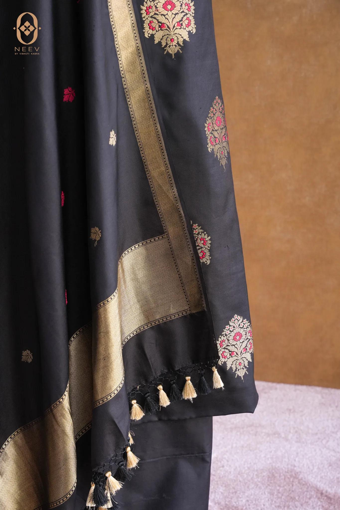 Katan Silk Meenakari Suit Set