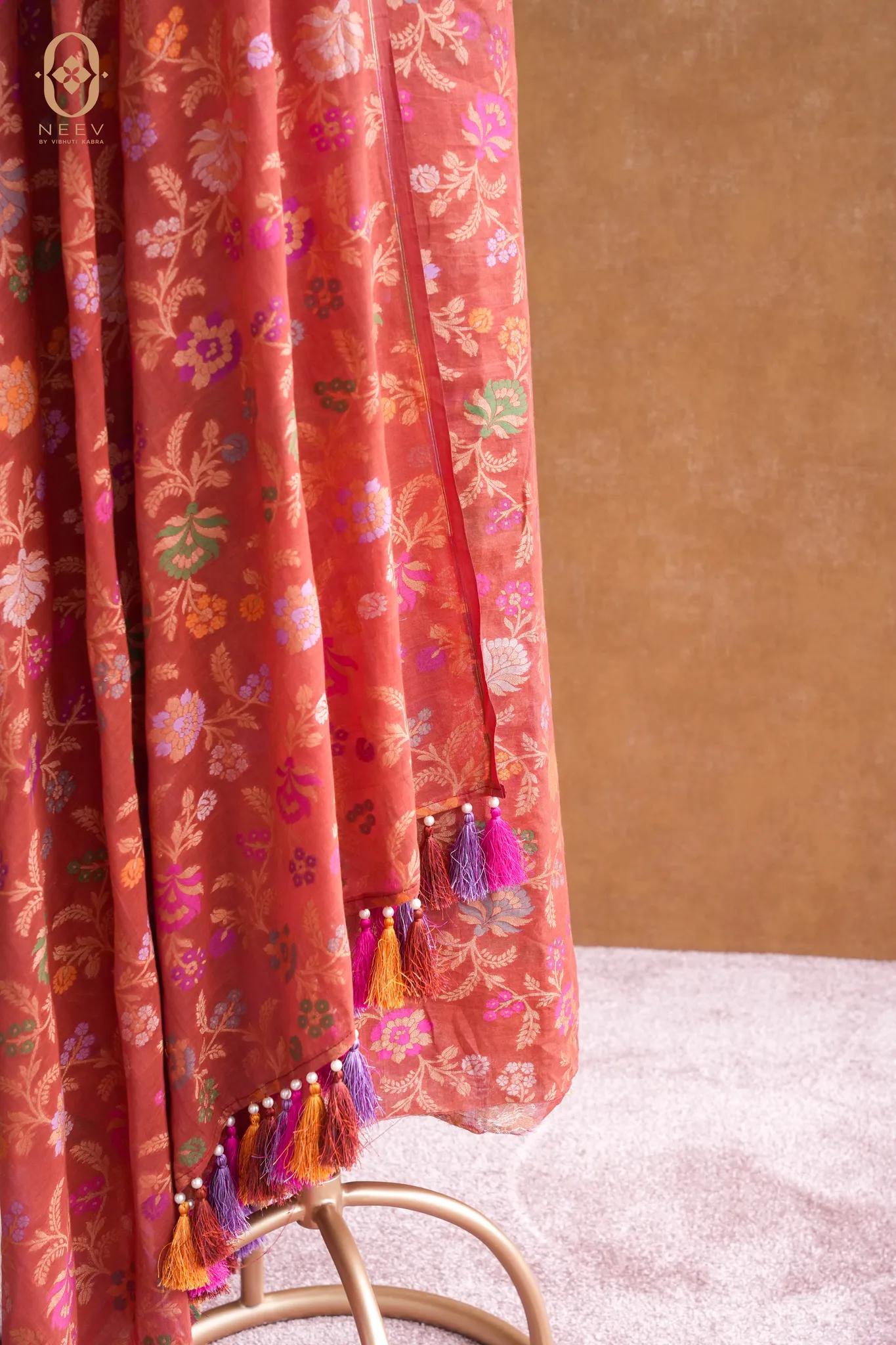Ektara Cotton Multi Meenakari Suit Set