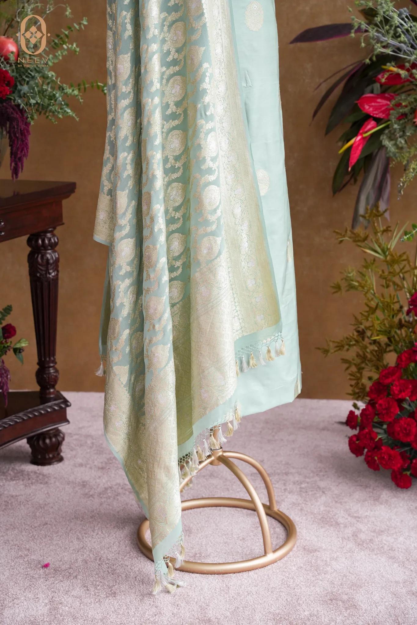 Premium Ektara Silk Suit Set
