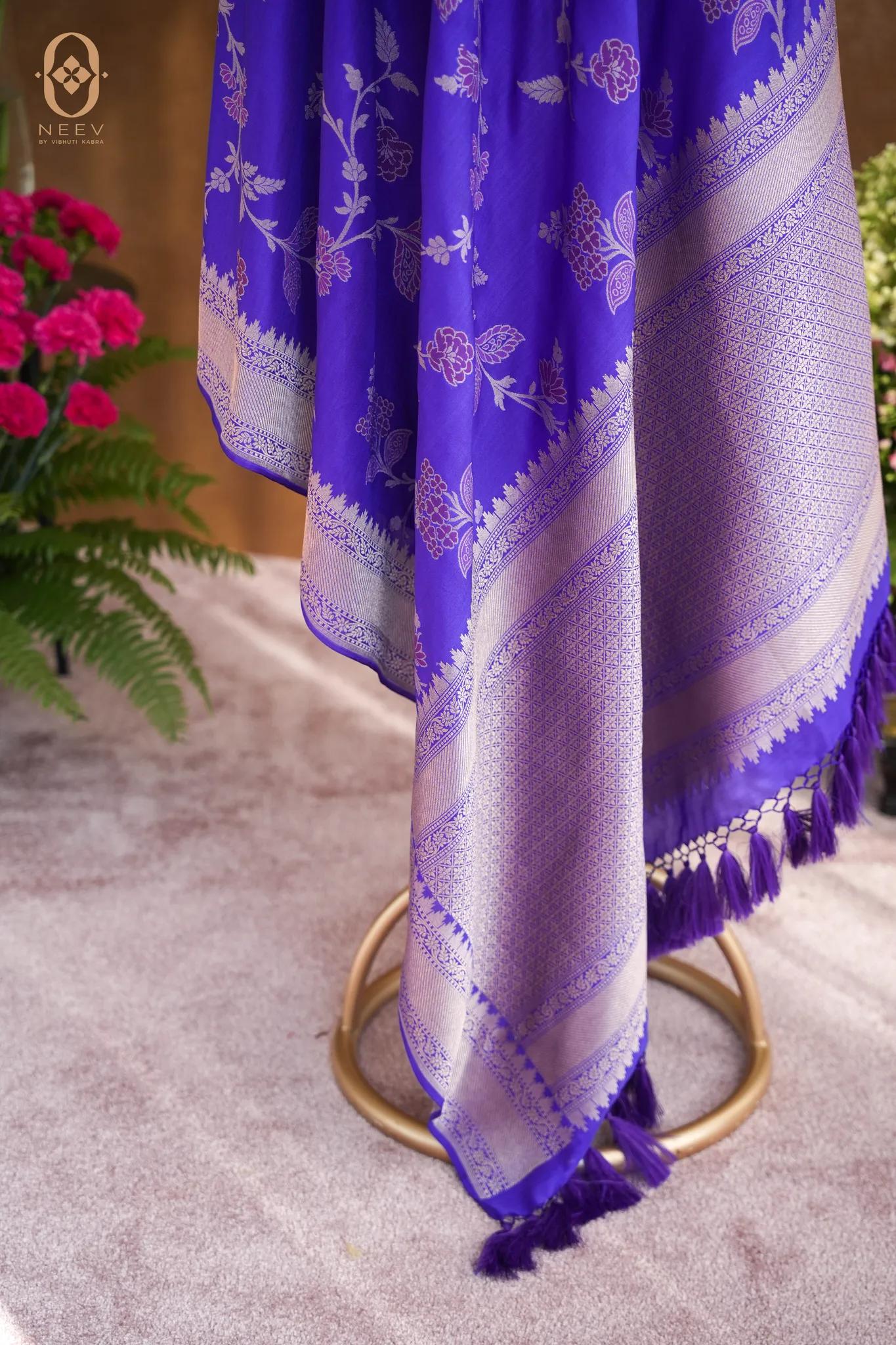 Katan Silk Meenakari Dupatta