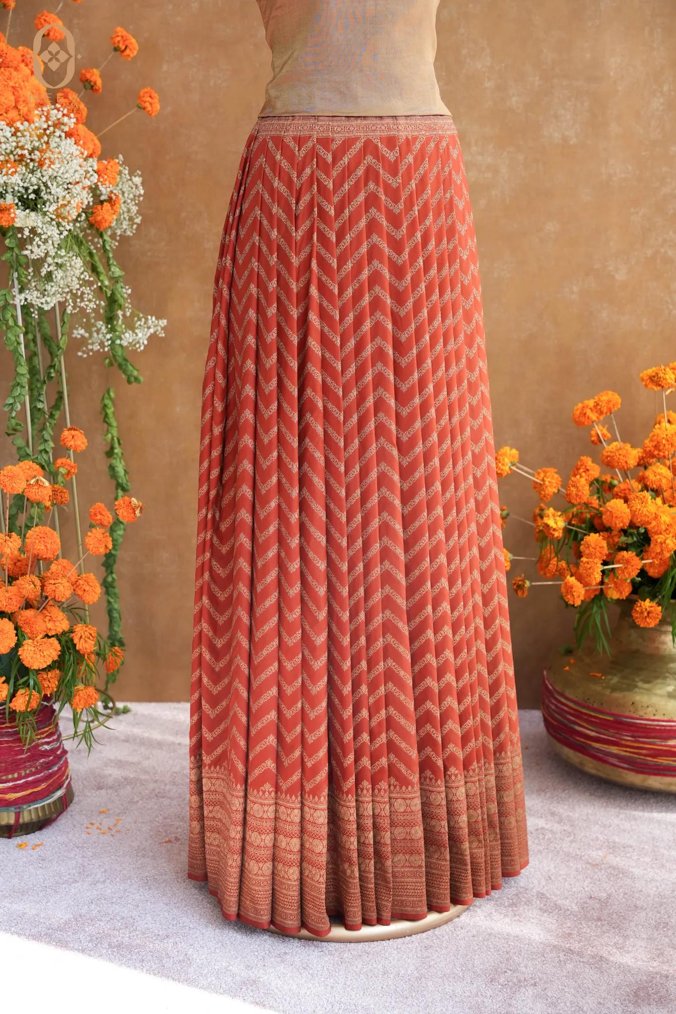 Katan Silk Lehenga Fabric