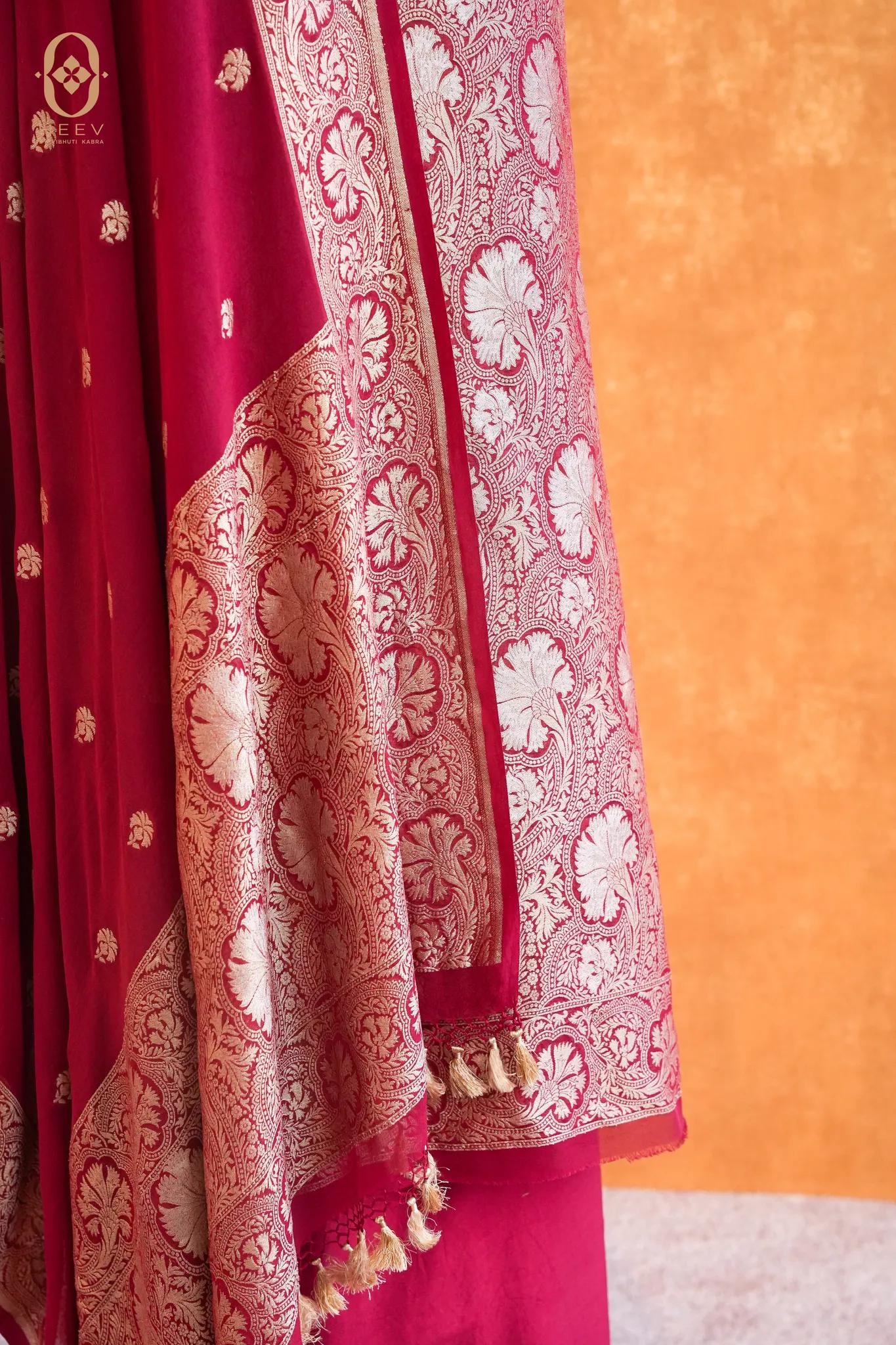 Georgette Brocade Suit Set