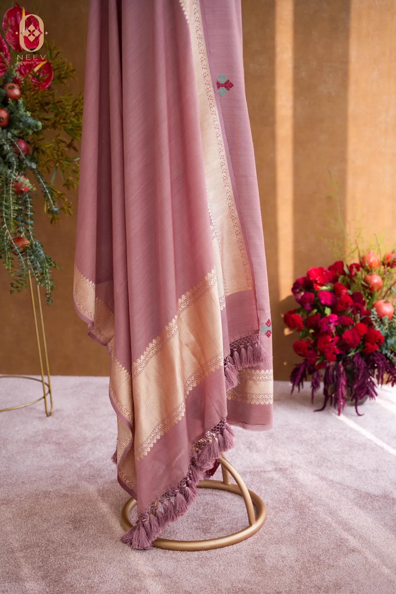 Ektara Munga Silk Phulkari Suit Set