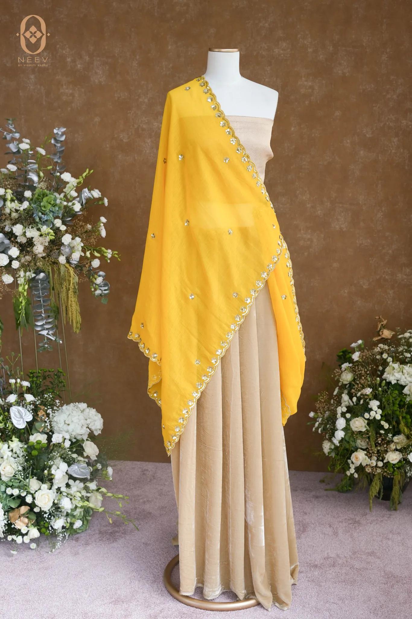 Premium Chanderi Handwork Dupatta