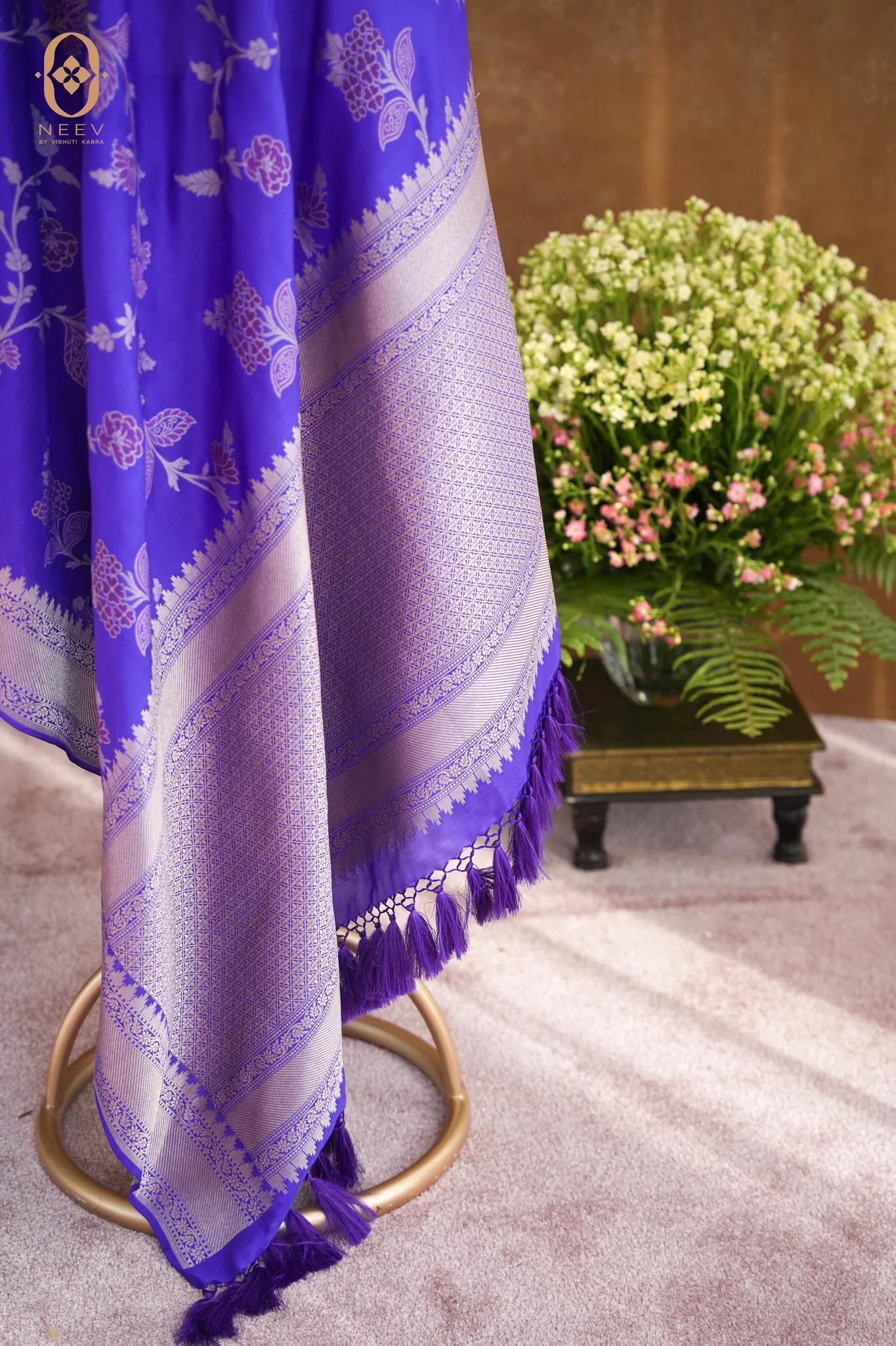 Katan Silk Meenakari Dupatta