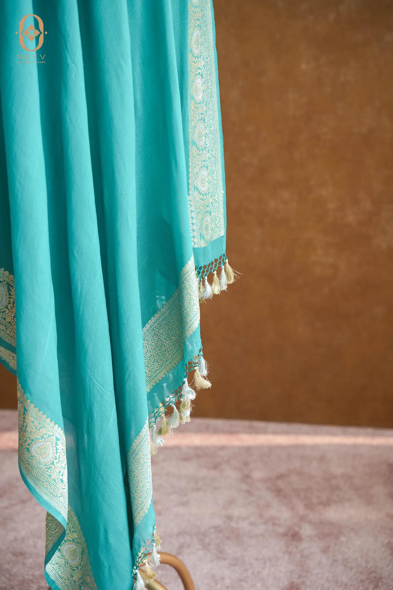 Paan Georgette Dupatta