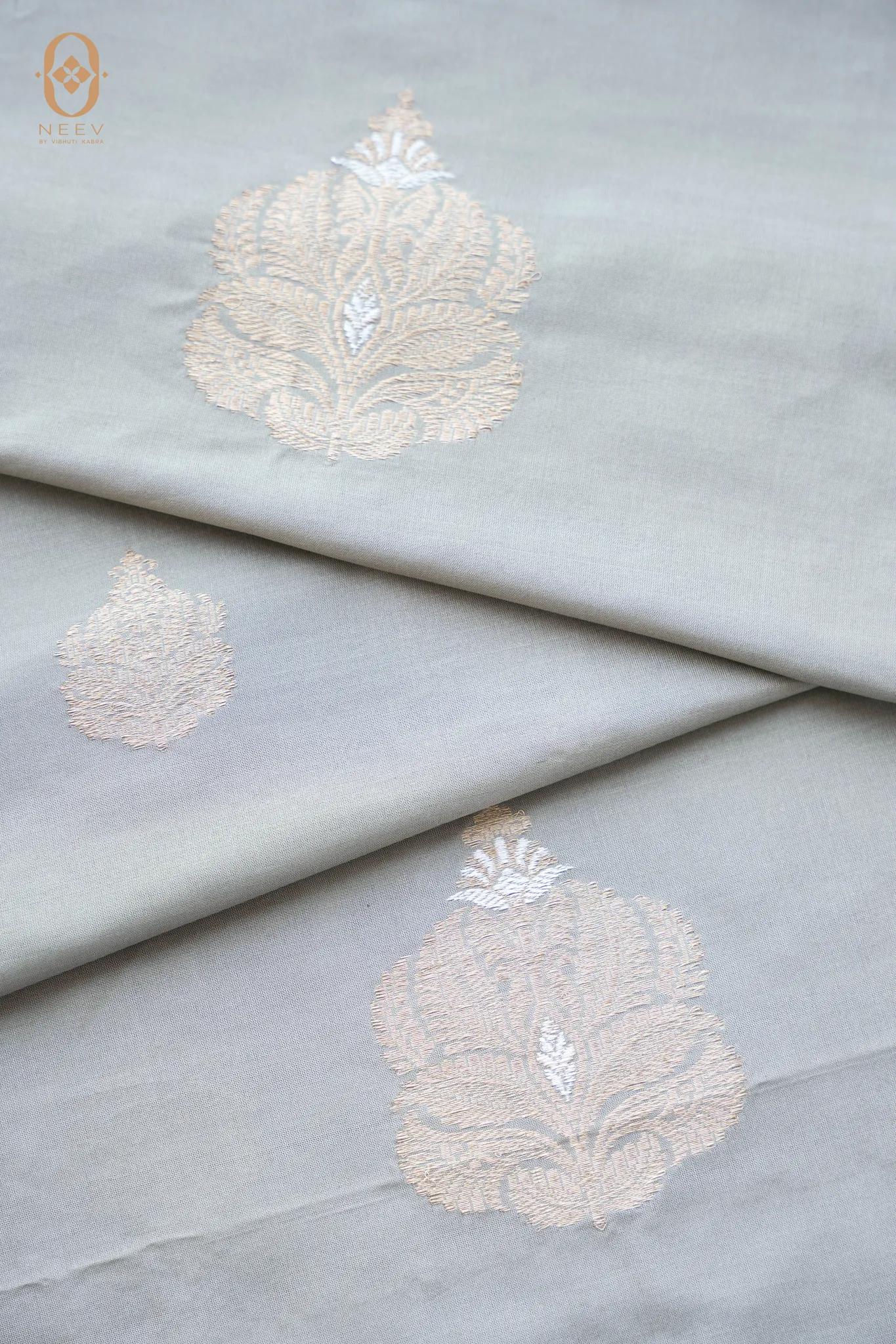 Premium Katan Silk with Sona & Rupa Fabric