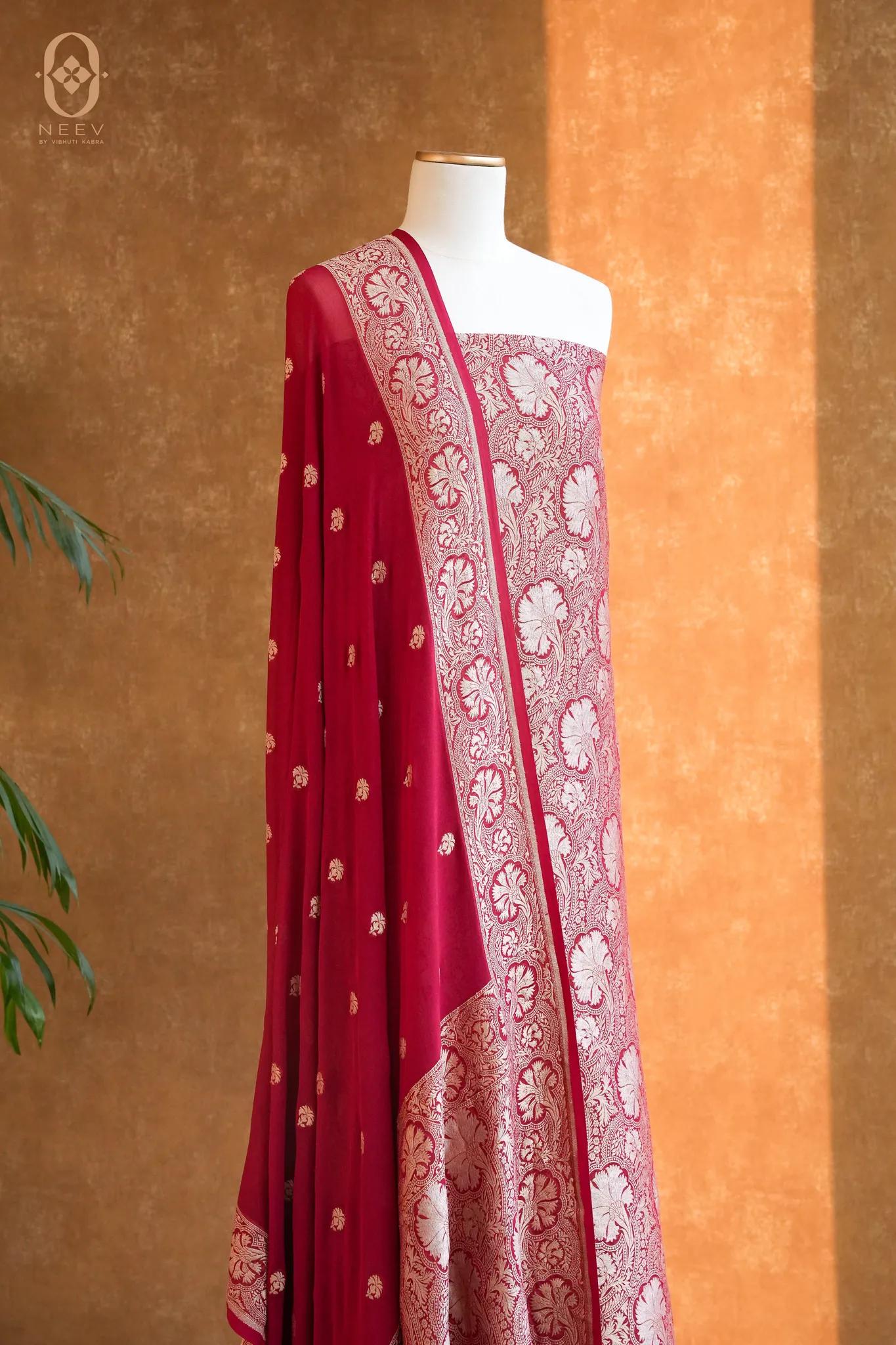 Georgette Brocade Suit Set