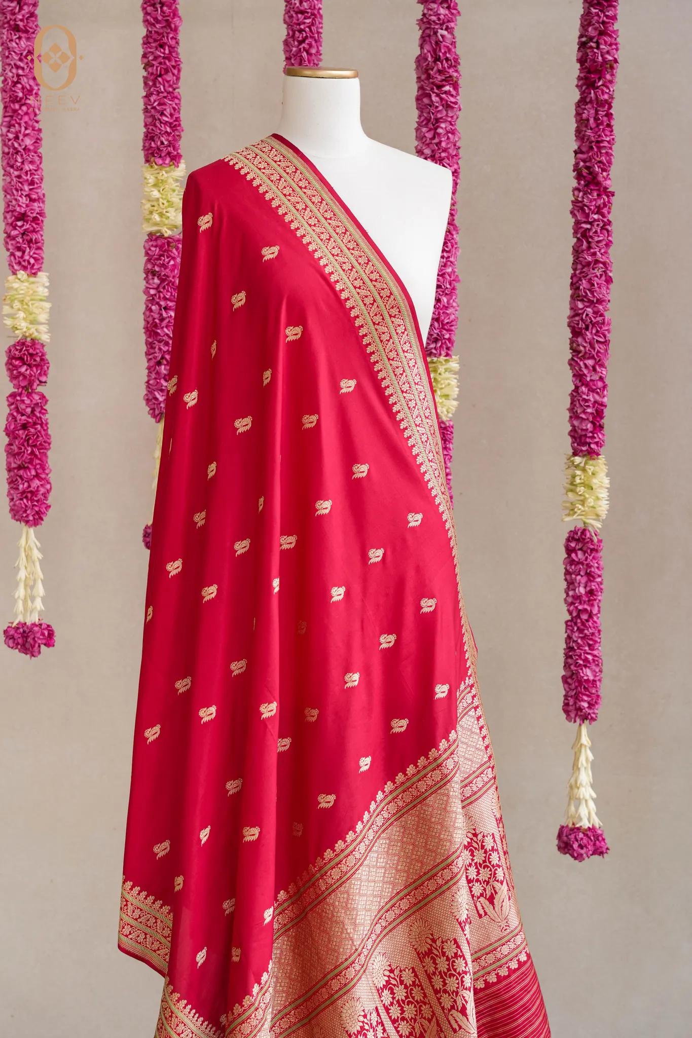 Katan Silk Boota Dupatta