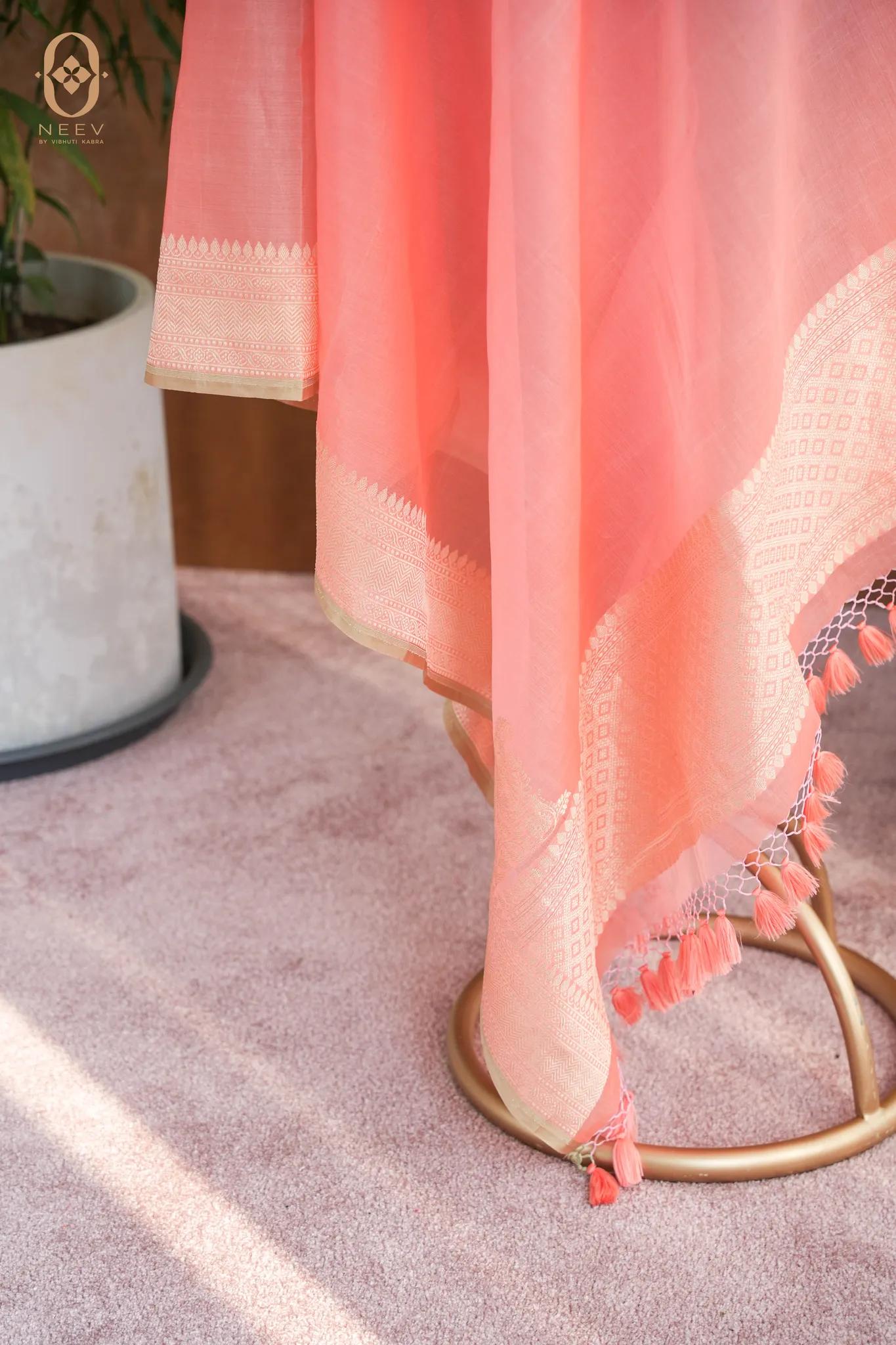 Kora Silk Koniya Dupatta