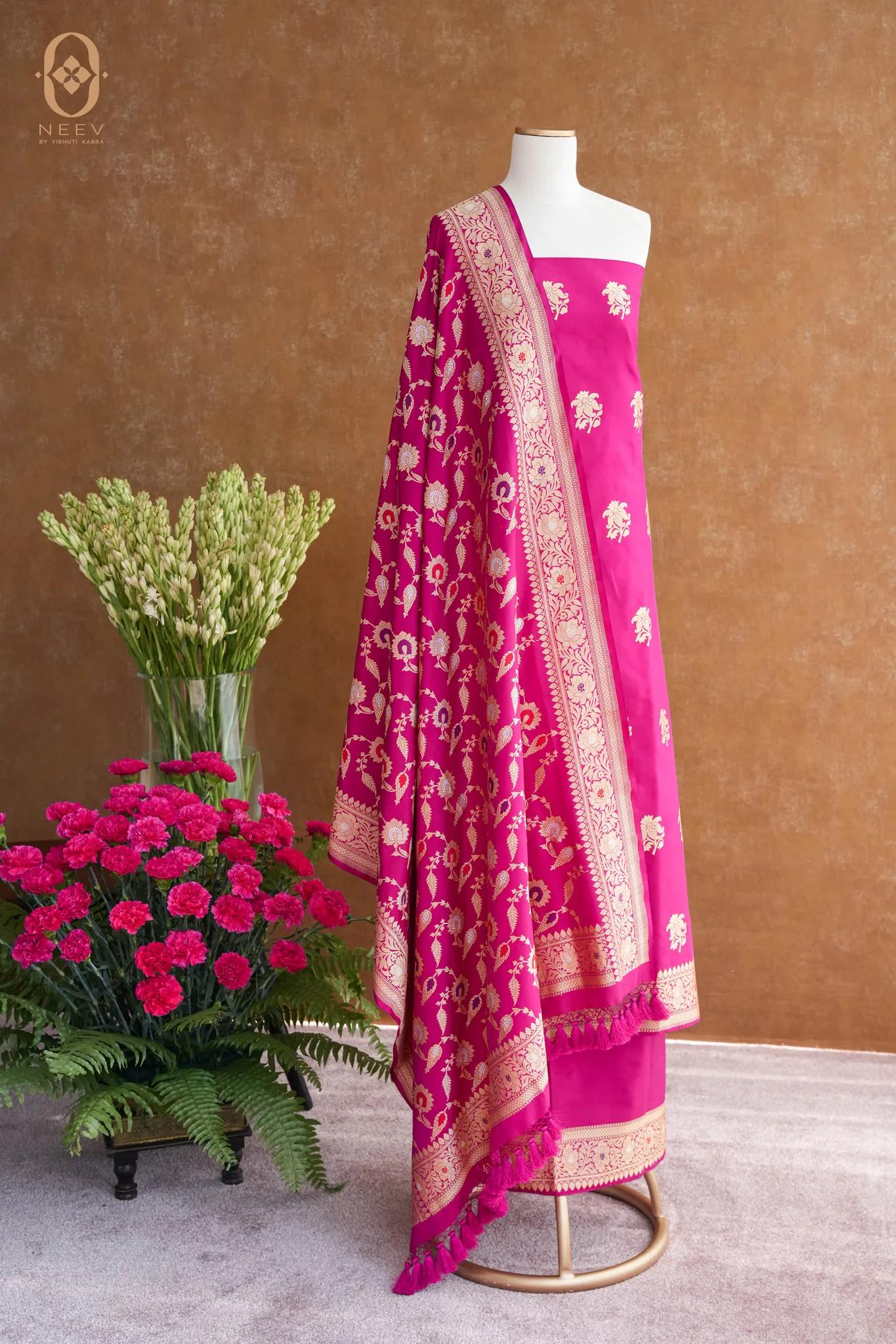 Sachi Zari Katan Silk Suit Set