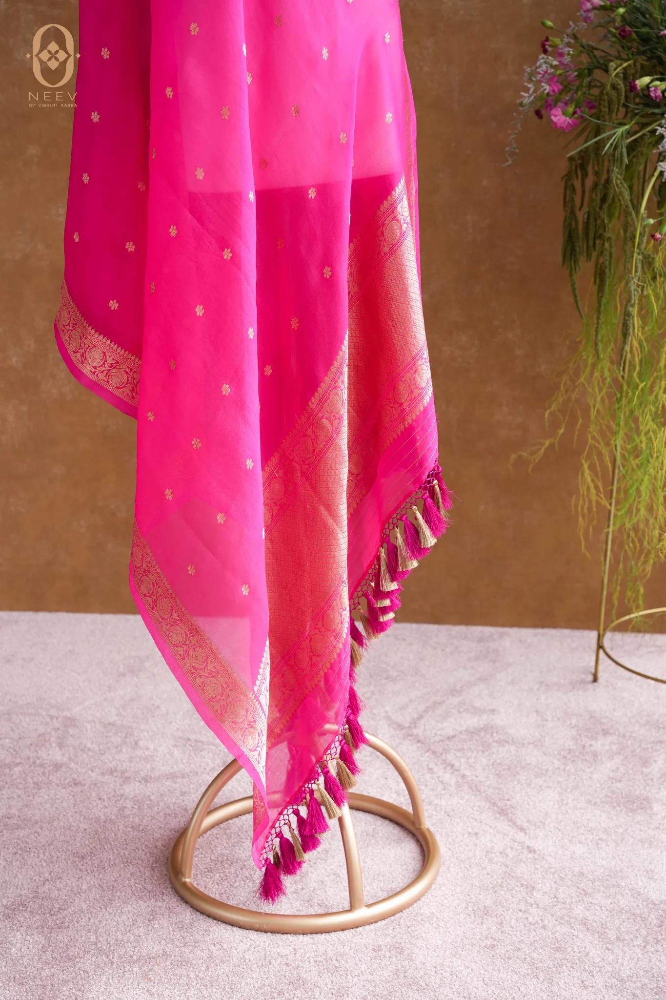 Kora Silk Boota Dupatta