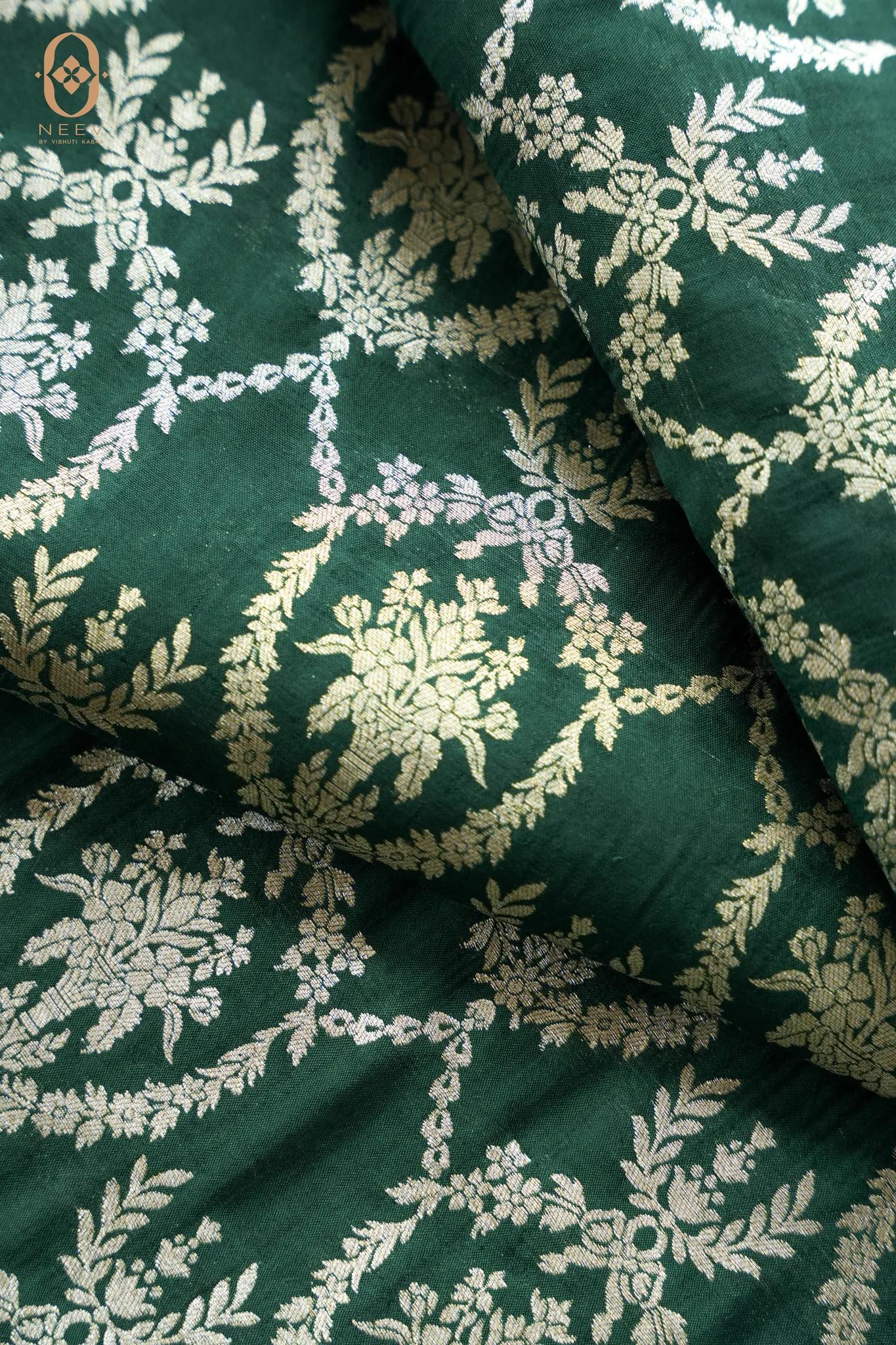 Festive Chinia Boota Fabric